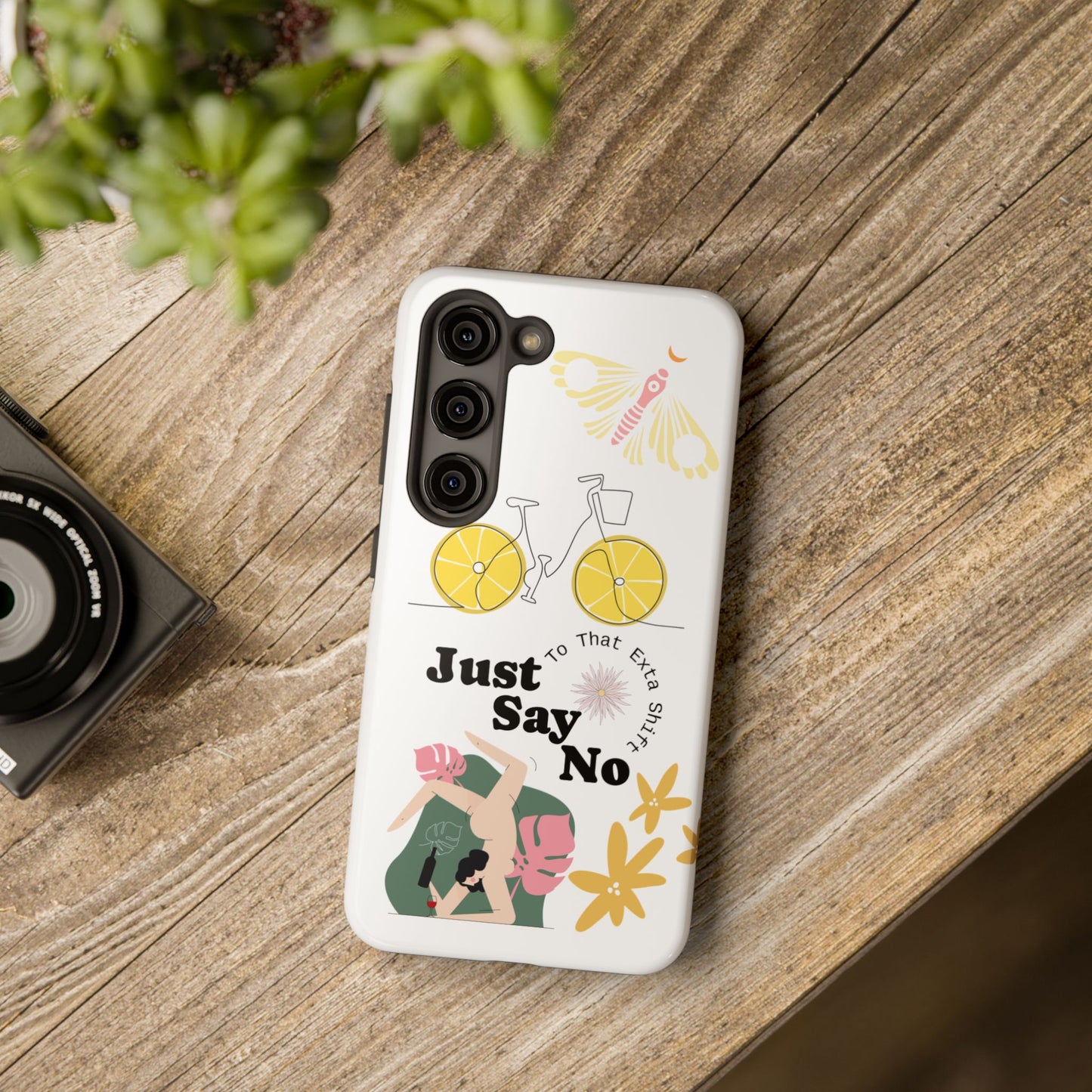 Just Say No Tough Phone Case - Stylish Protection for Empowered Individuals