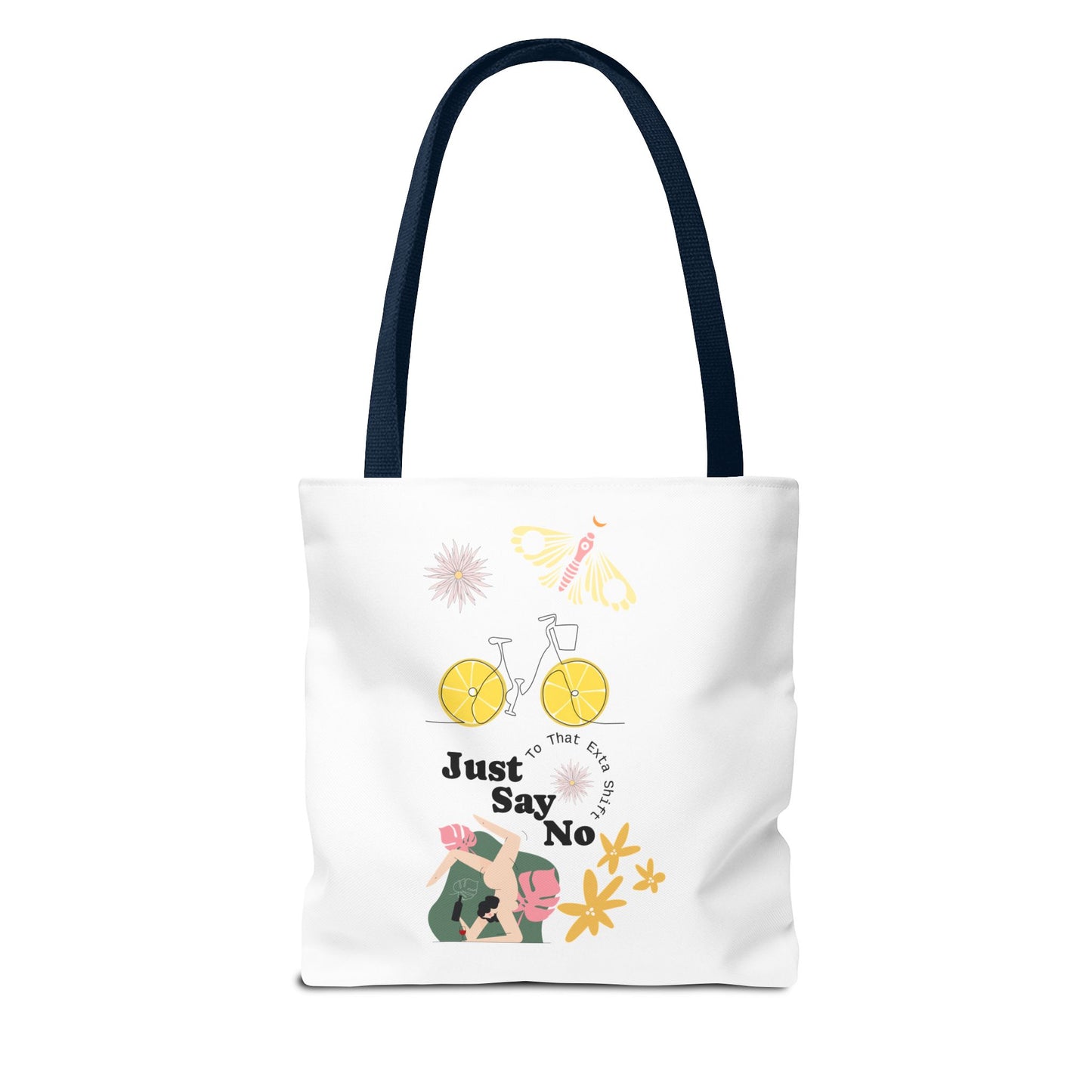 Just Say No Inspirational Tote Bag - Eco-Friendly Carryall for Everyday Use