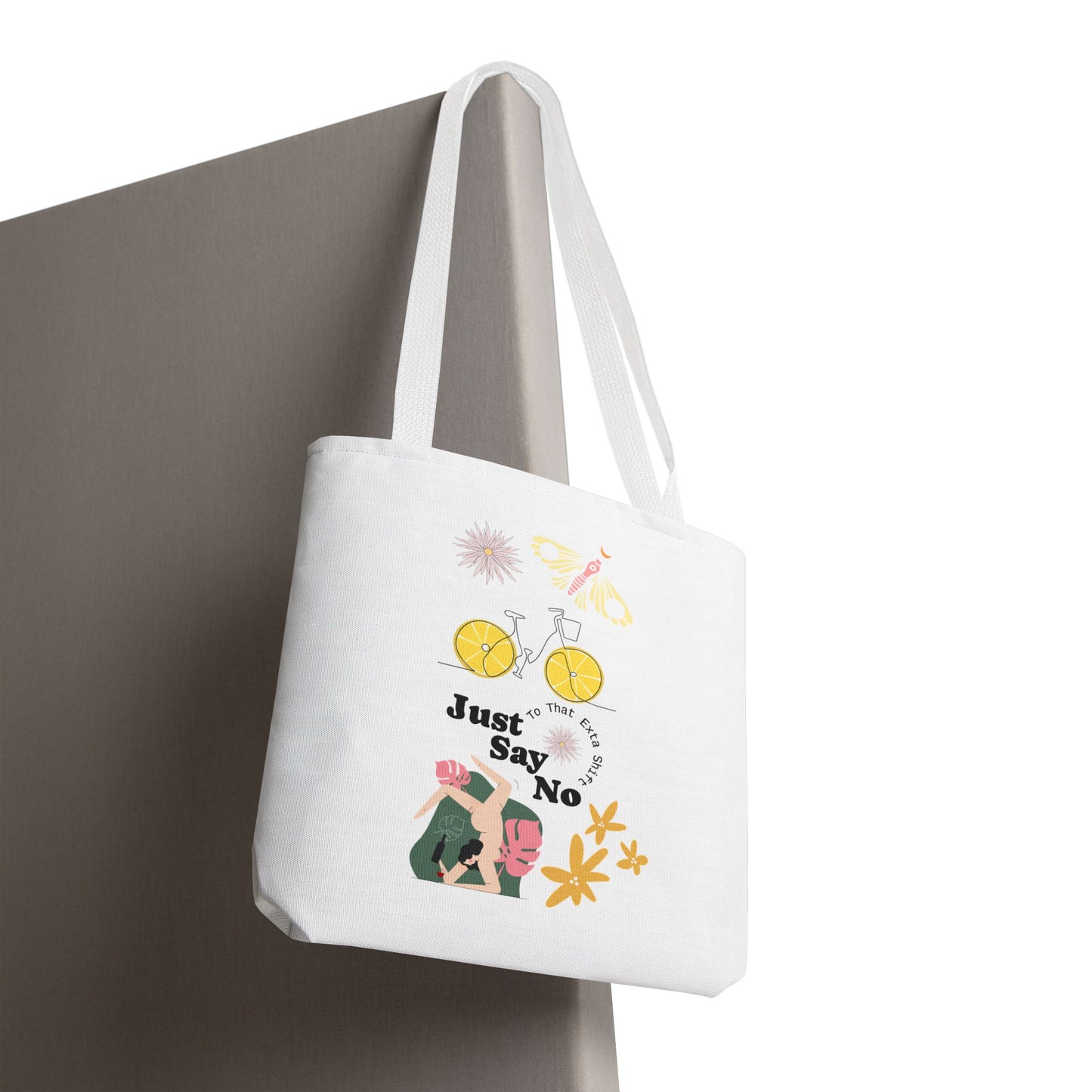 Just Say No Inspirational Tote Bag - Eco-Friendly Carryall for Everyday Use