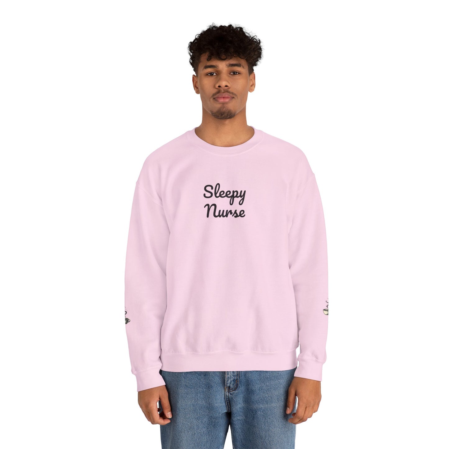 Sleepy Nurse Vibes Unisex Crewneck Sweatshirt - Cozy and Relaxed
