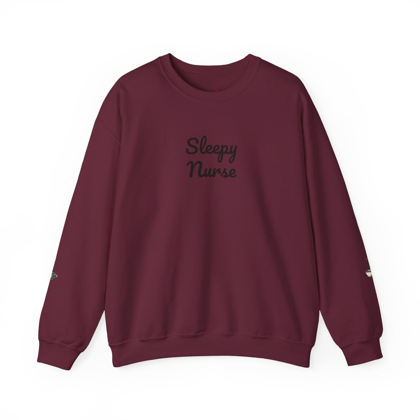 Sleepy Nurse Vibes Unisex Crewneck Sweatshirt - Cozy and Relaxed