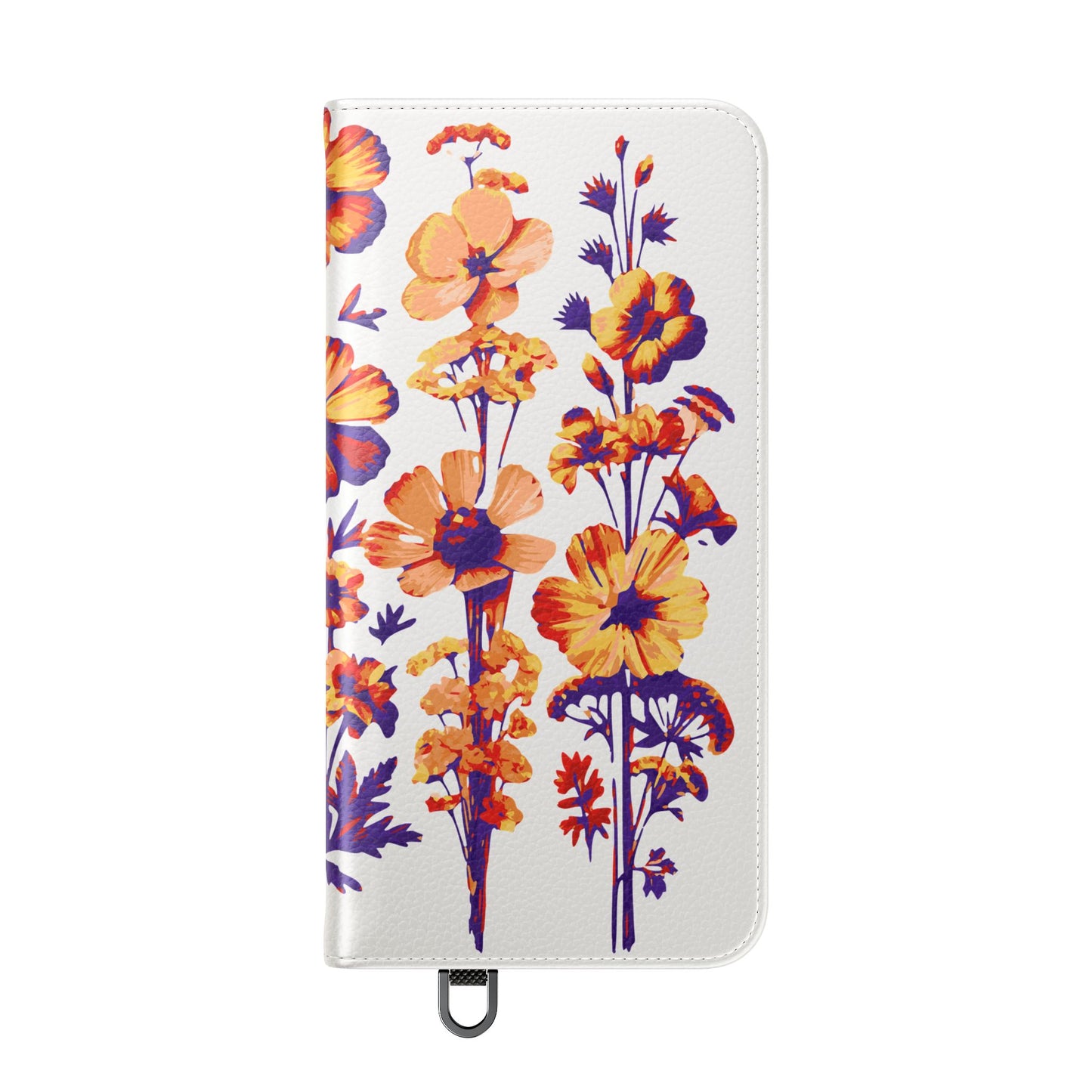 Floral Flip Case - Stylish Phone Wallet with Flower Design