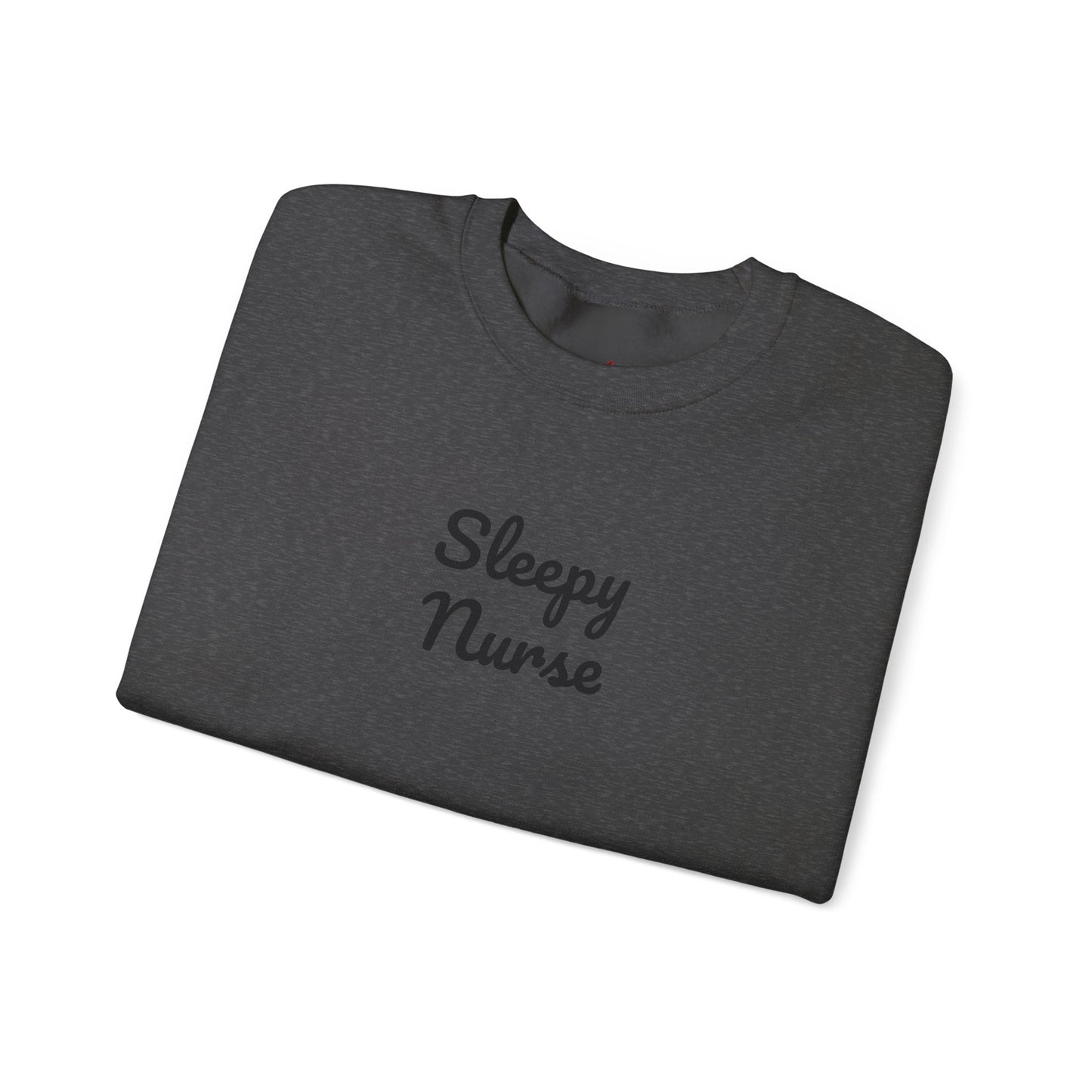 Sleepy Nurse Vibes Unisex Crewneck Sweatshirt - Cozy and Relaxed
