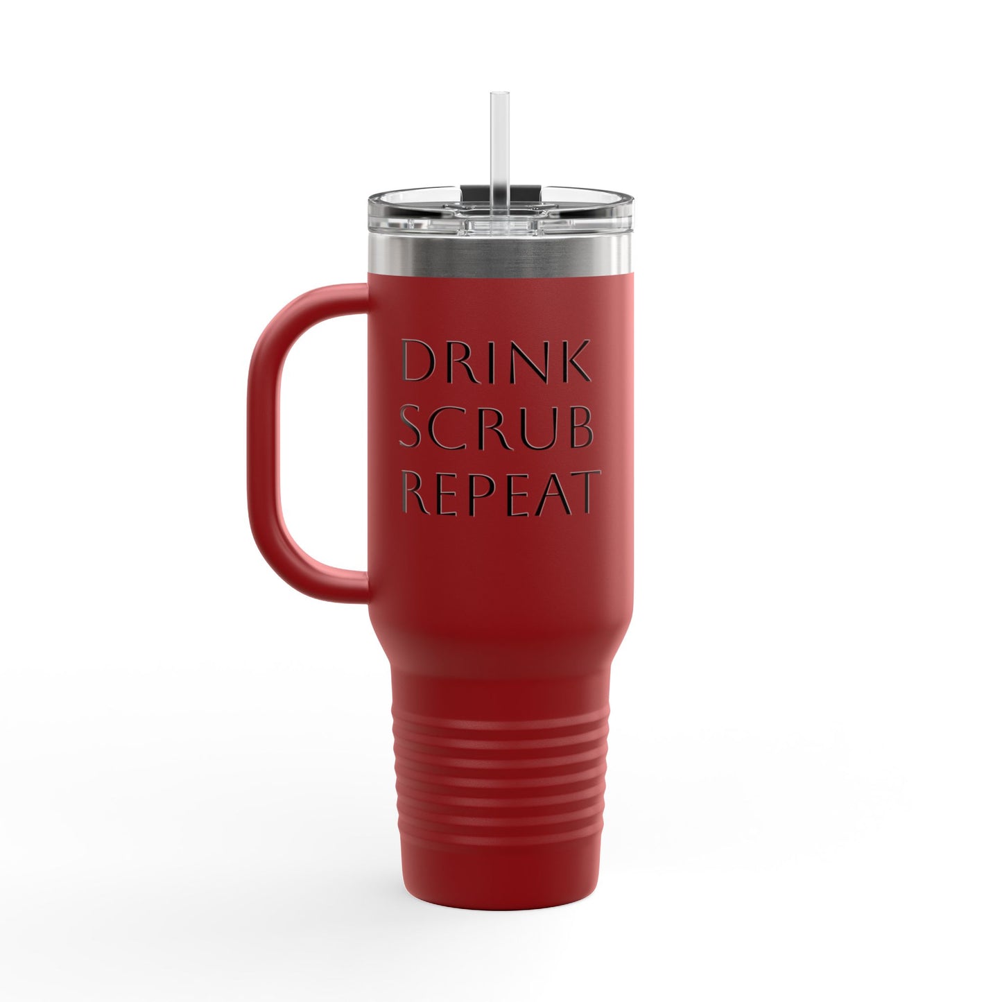 Insulated Travel Mug - Drink Scrub Repeat - 40oz