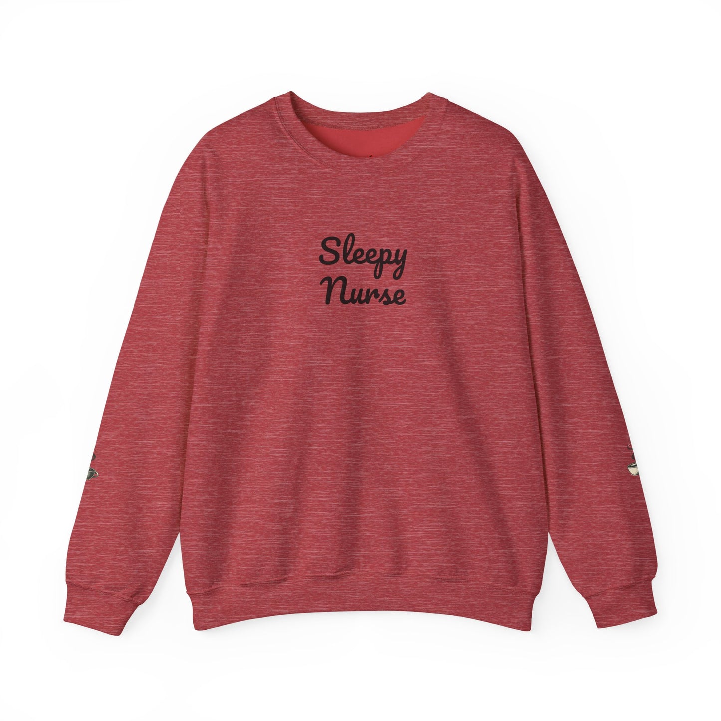 Sleepy Nurse Vibes Unisex Crewneck Sweatshirt - Cozy and Relaxed