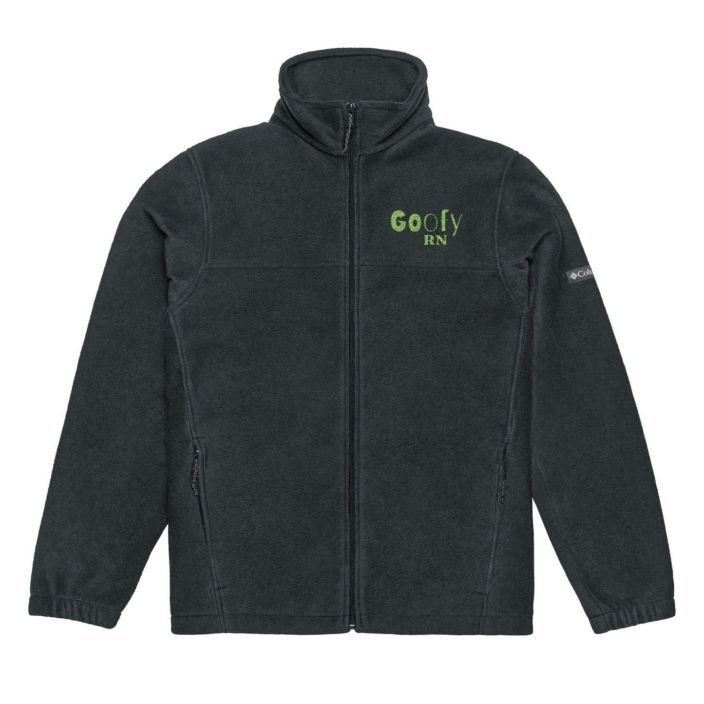 Goofy RN Cozy Embroidered Columbia Fleece Jacket | Perfect for Outdoor Adventures, Gift for Him/Her, Winter Wear, Hiking, Campfire Apparel