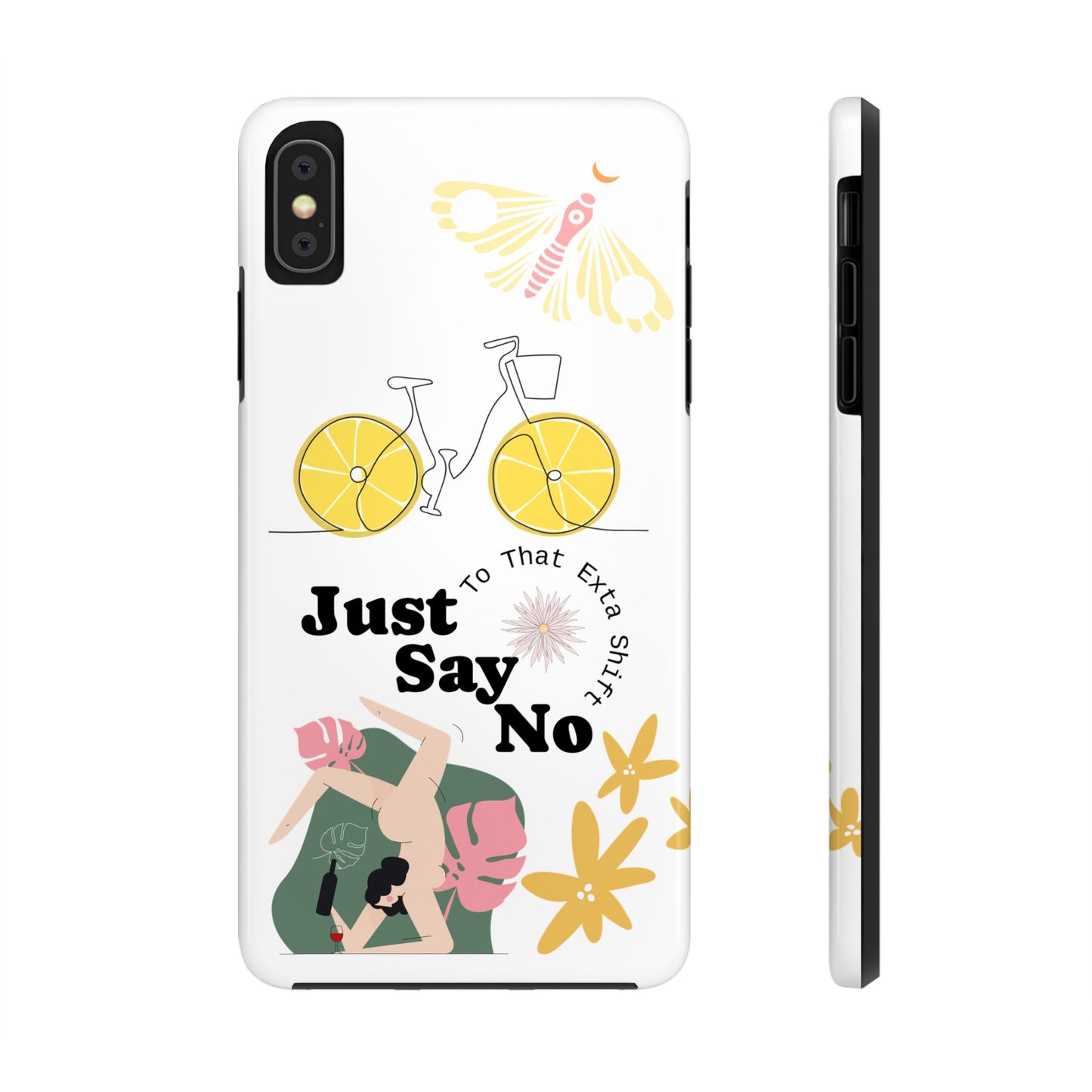 Just Say No Tough Phone Case - Stylish Protection for Empowered Individuals