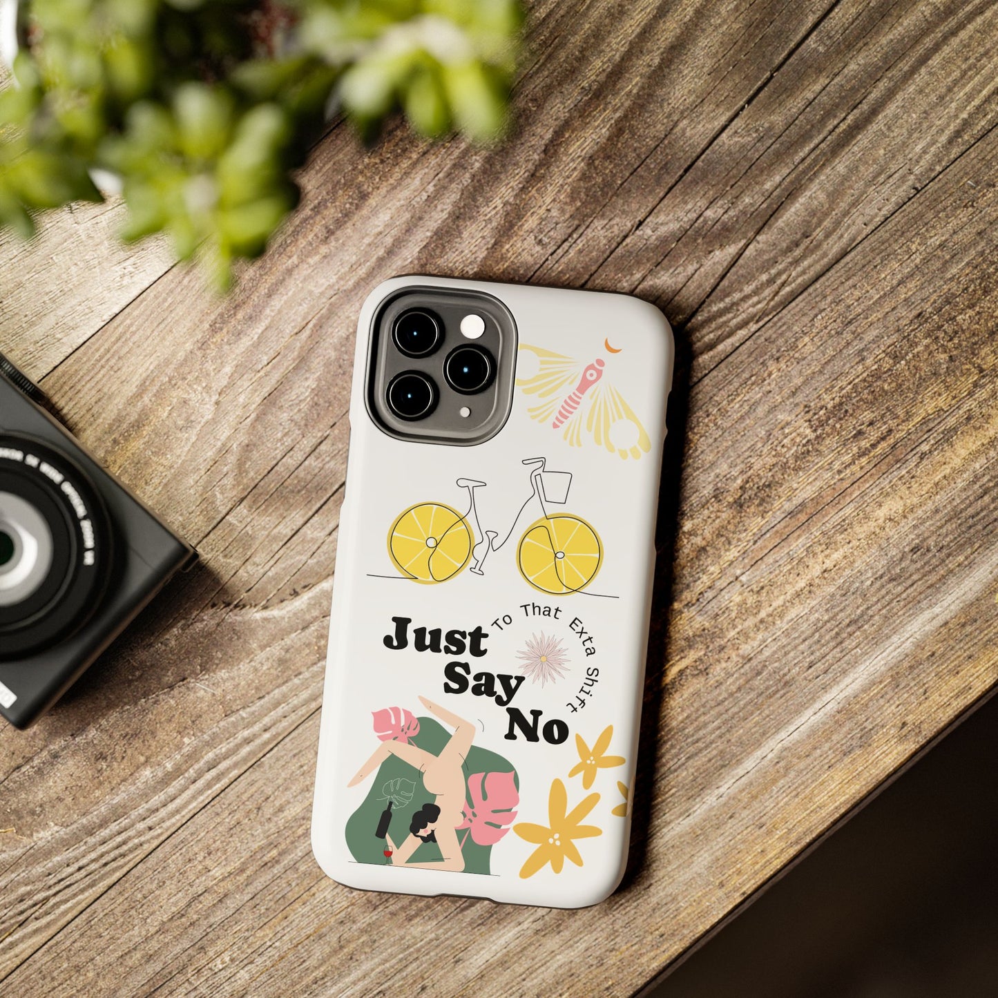 Just Say No Tough Phone Case - Stylish Protection for Empowered Individuals