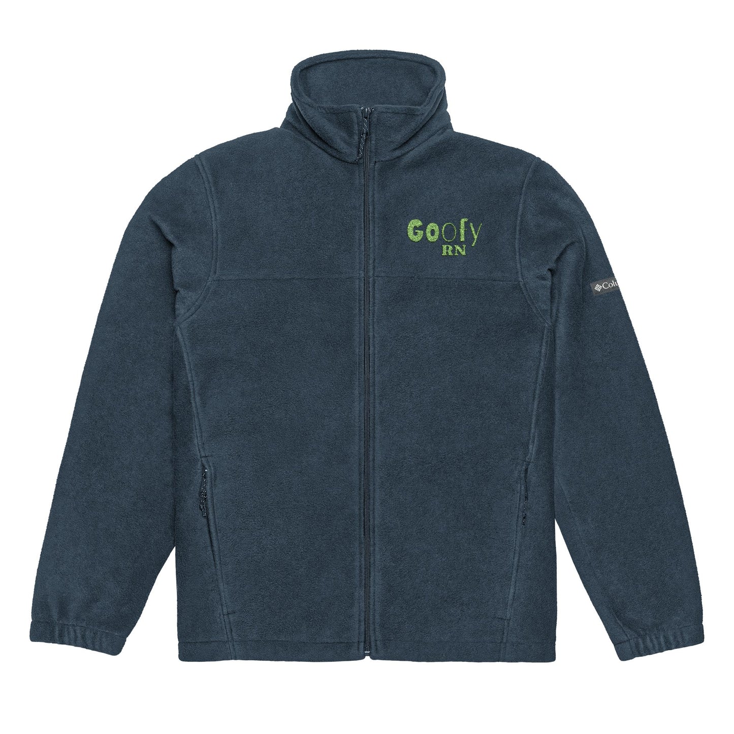 Goofy RN Cozy Embroidered Columbia Fleece Jacket | Perfect for Outdoor Adventures, Gift for Him/Her, Winter Wear, Hiking, Campfire Apparel