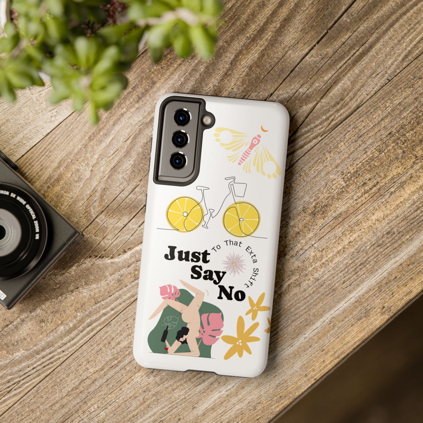 Just Say No Tough Phone Case - Stylish Protection for Empowered Individuals