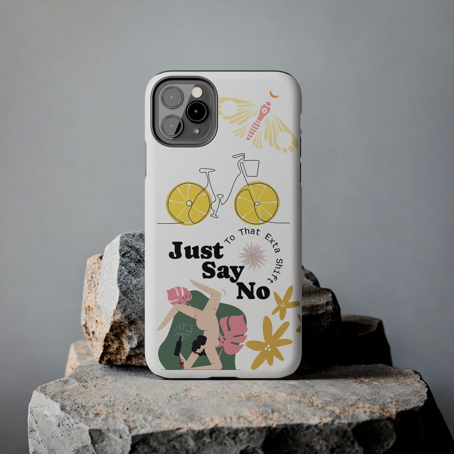 Just Say No Tough Phone Case - Stylish Protection for Empowered Individuals