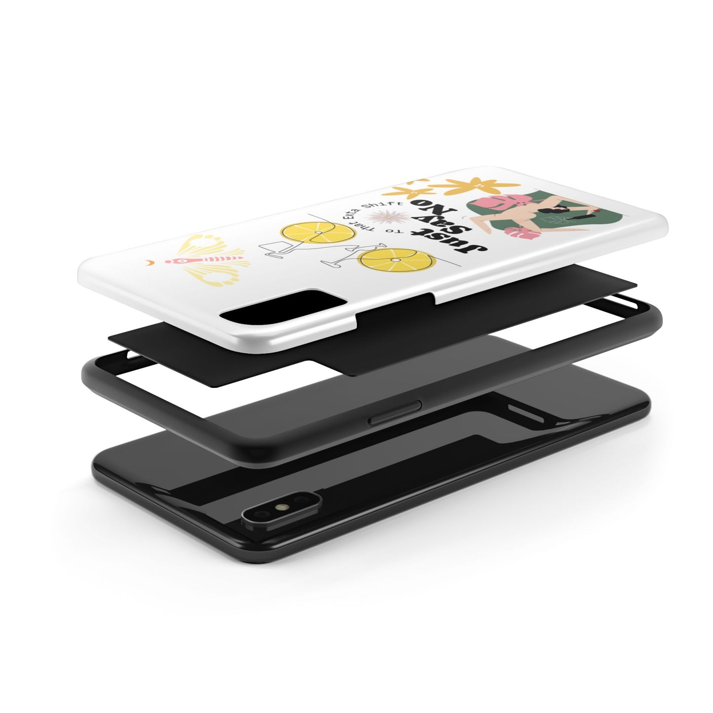 Just Say No Tough Phone Case - Stylish Protection for Empowered Individuals