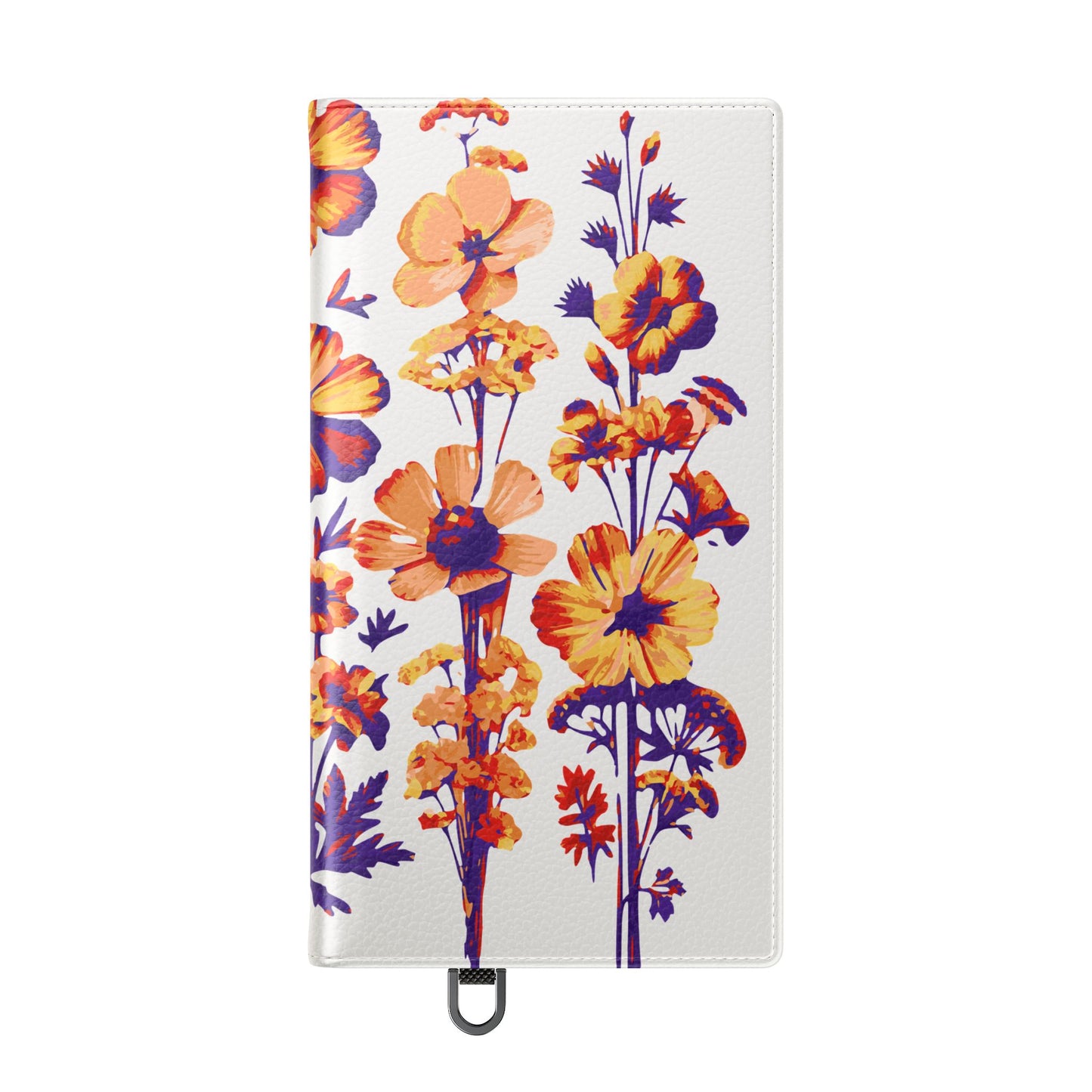 Floral Flip Case - Stylish Phone Wallet with Flower Design
