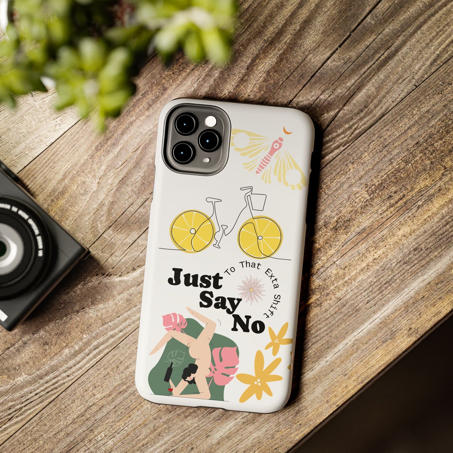 Just Say No Tough Phone Case - Stylish Protection for Empowered Individuals