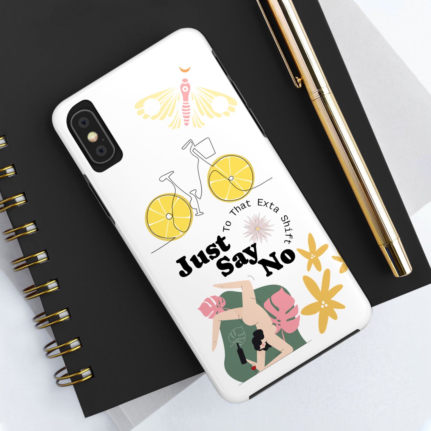 Just Say No Tough Phone Case - Stylish Protection for Empowered Individuals