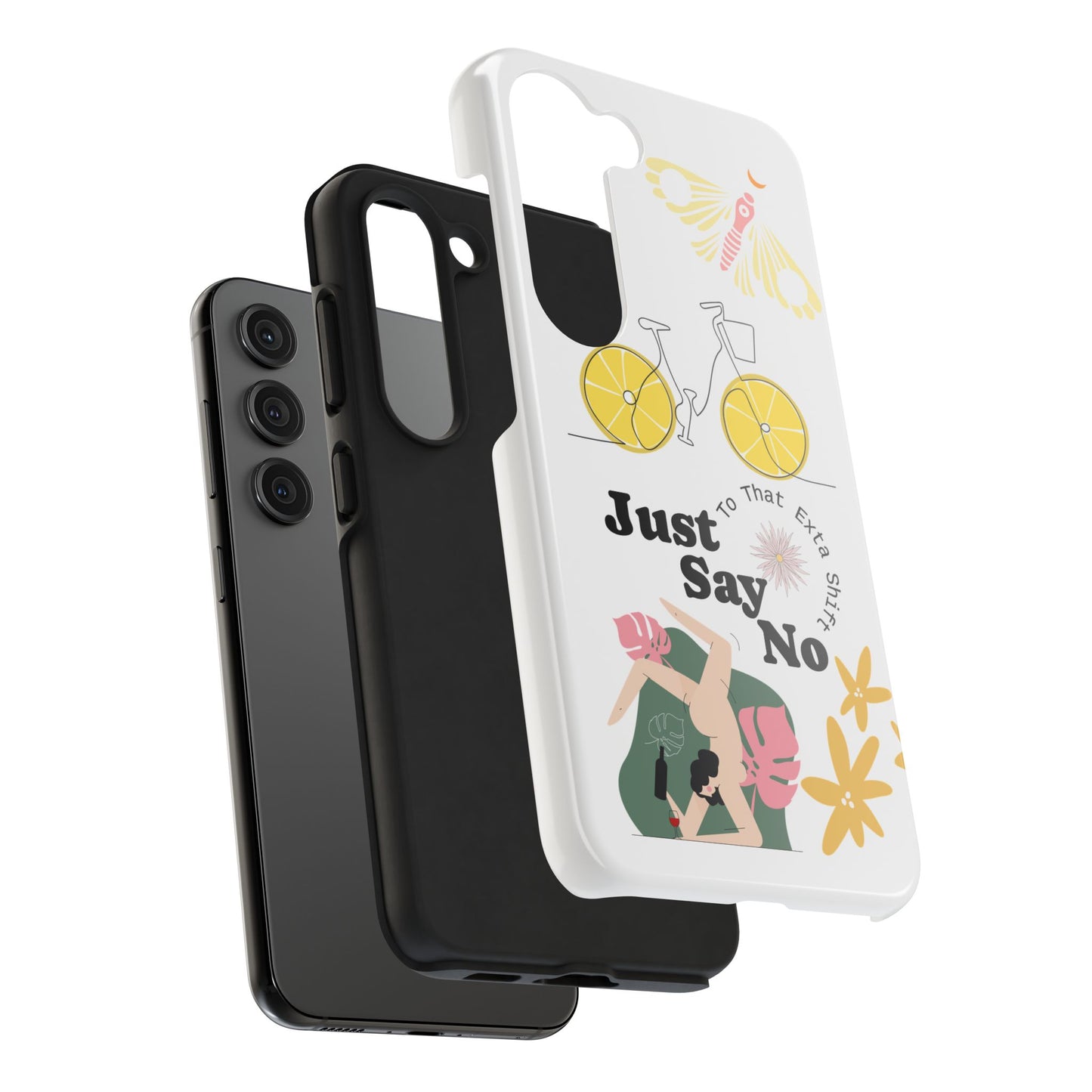 Just Say No Tough Phone Case - Stylish Protection for Empowered Individuals