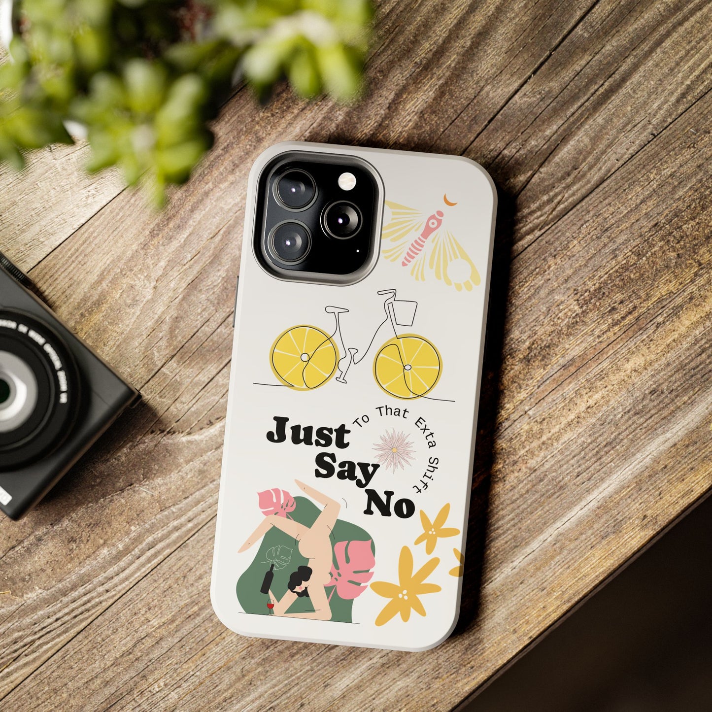 Just Say No Tough Phone Case - Stylish Protection for Empowered Individuals