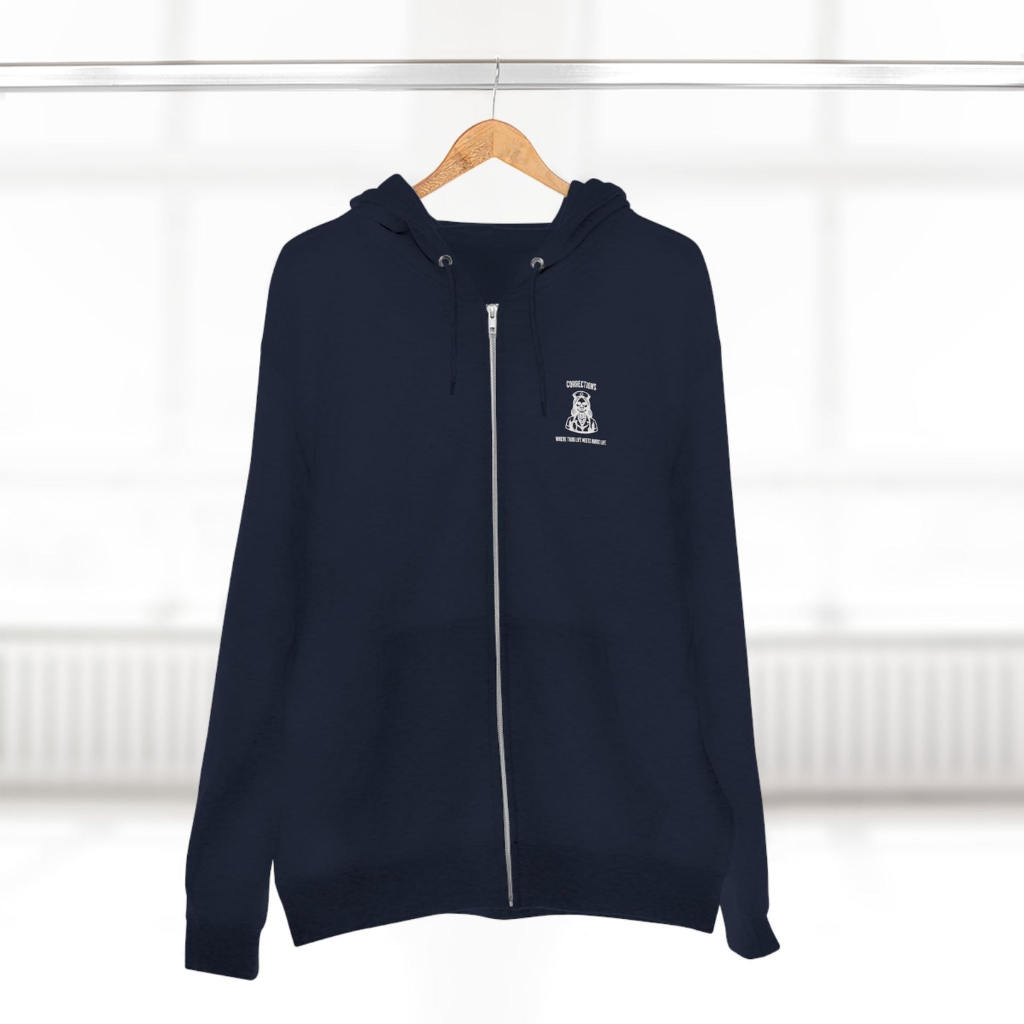 Nurse Life Zip Hoodie, Corrections Nurse Jacket, Thug Life Nurse Hoodie, Hard Core Nurse Apparel, Nurse Merchandise