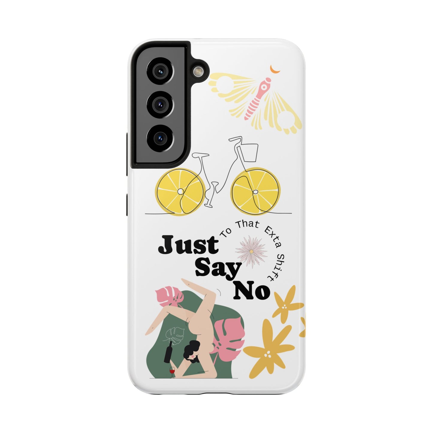 Just Say No Tough Phone Case - Stylish Protection for Empowered Individuals
