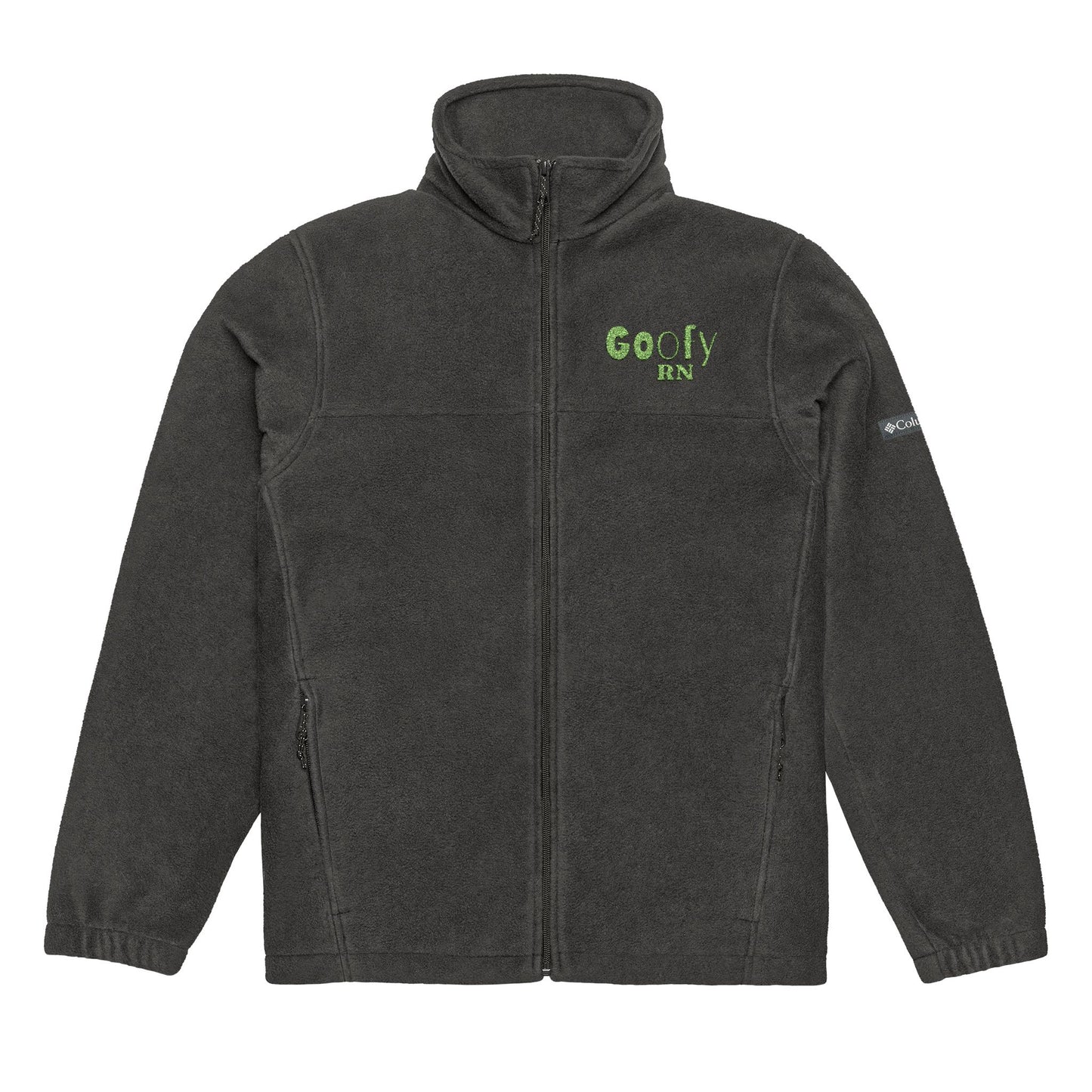 Goofy RN Cozy Embroidered Columbia Fleece Jacket | Perfect for Outdoor Adventures, Gift for Him/Her, Winter Wear, Hiking, Campfire Apparel