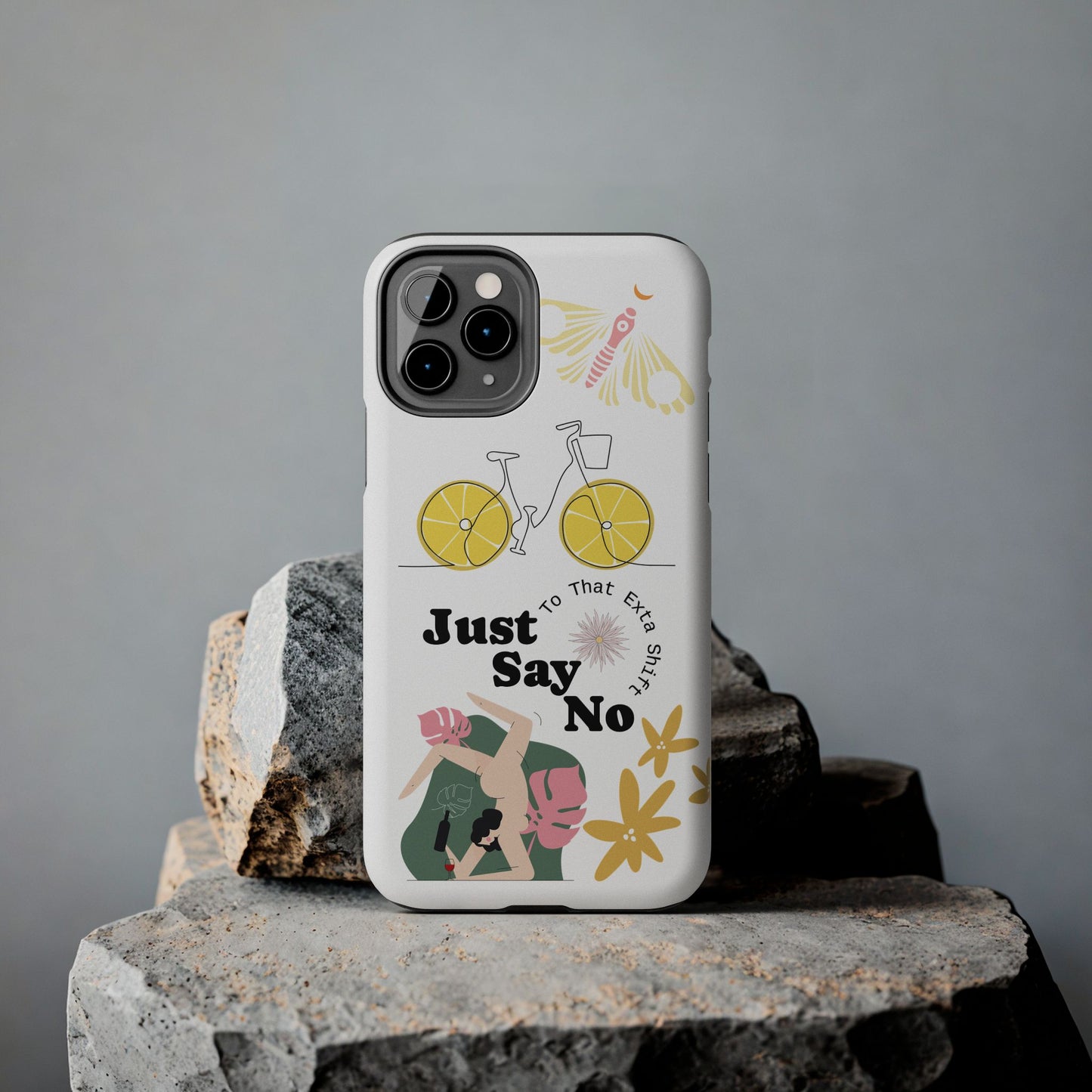 Just Say No Tough Phone Case - Stylish Protection for Empowered Individuals