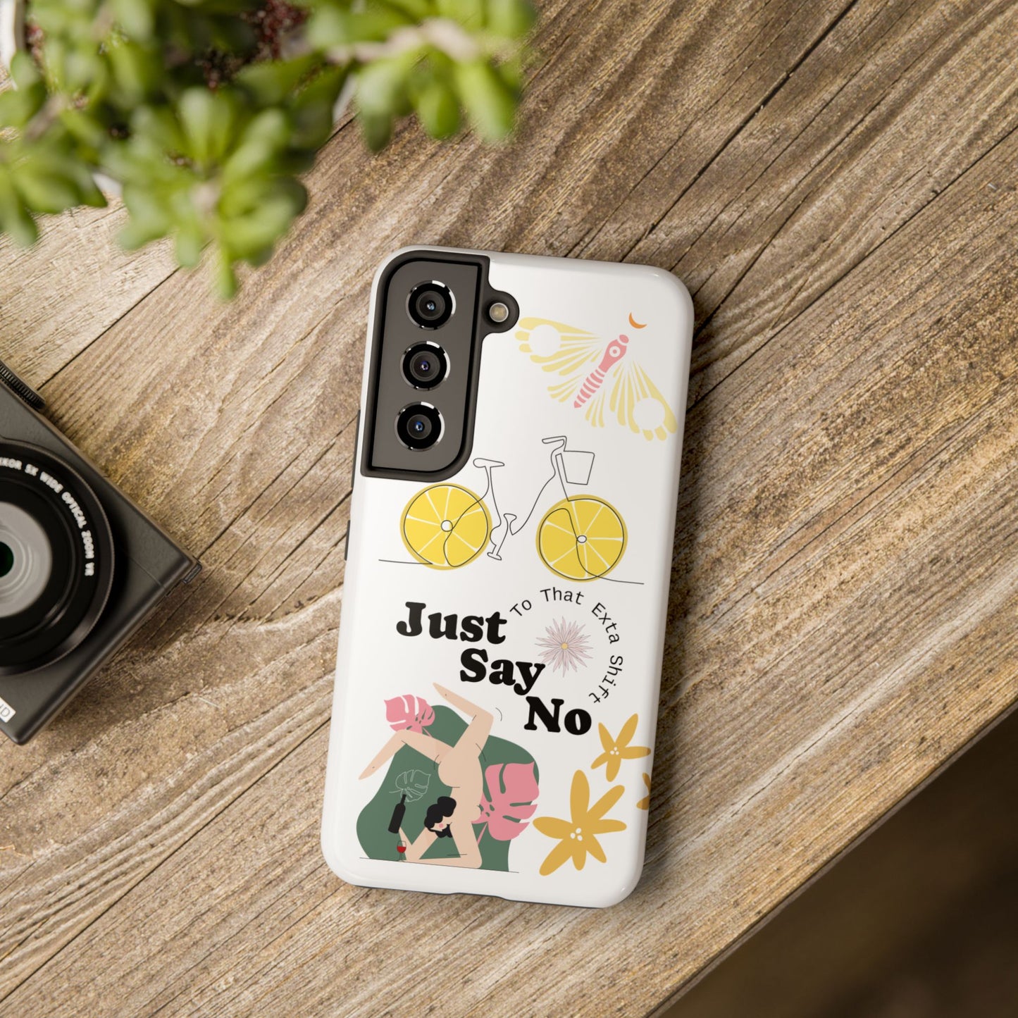 Just Say No Tough Phone Case - Stylish Protection for Empowered Individuals
