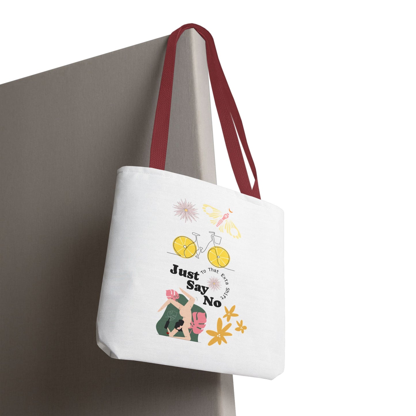 Just Say No Inspirational Tote Bag - Eco-Friendly Carryall for Everyday Use