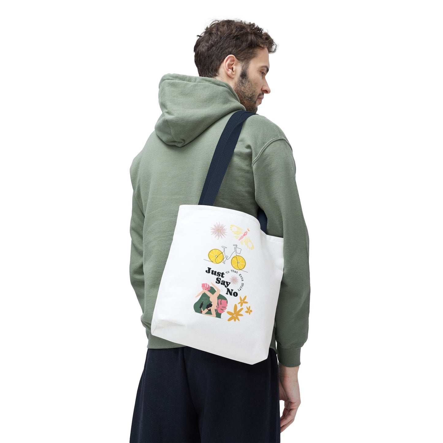 Just Say No Inspirational Tote Bag - Eco-Friendly Carryall for Everyday Use