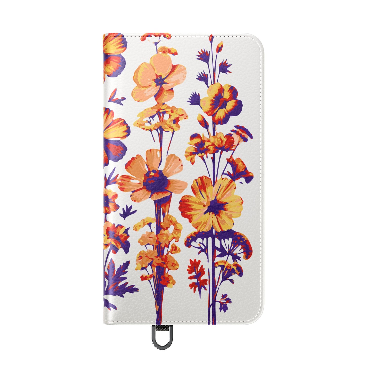 Floral Flip Case - Stylish Phone Wallet with Flower Design
