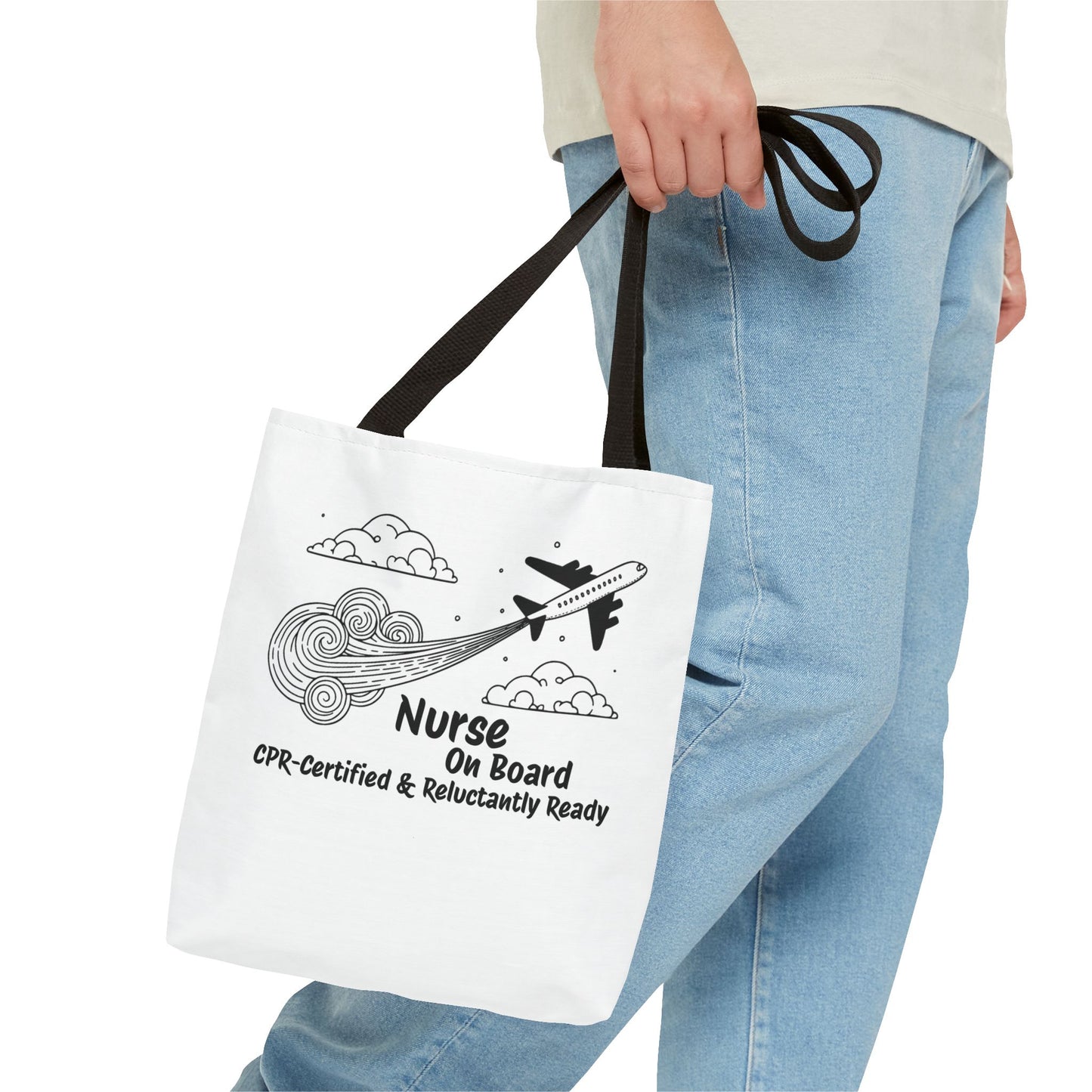 Nurse Tote Bag, Airplane Ready, Funny, Travel Tote, Nurse Tote Purse