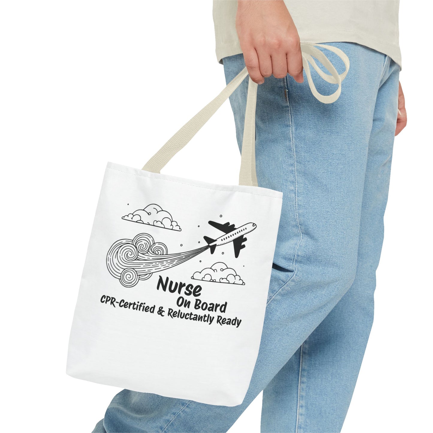Nurse Tote Bag, Airplane Ready, Funny, Travel Tote, Nurse Tote Purse