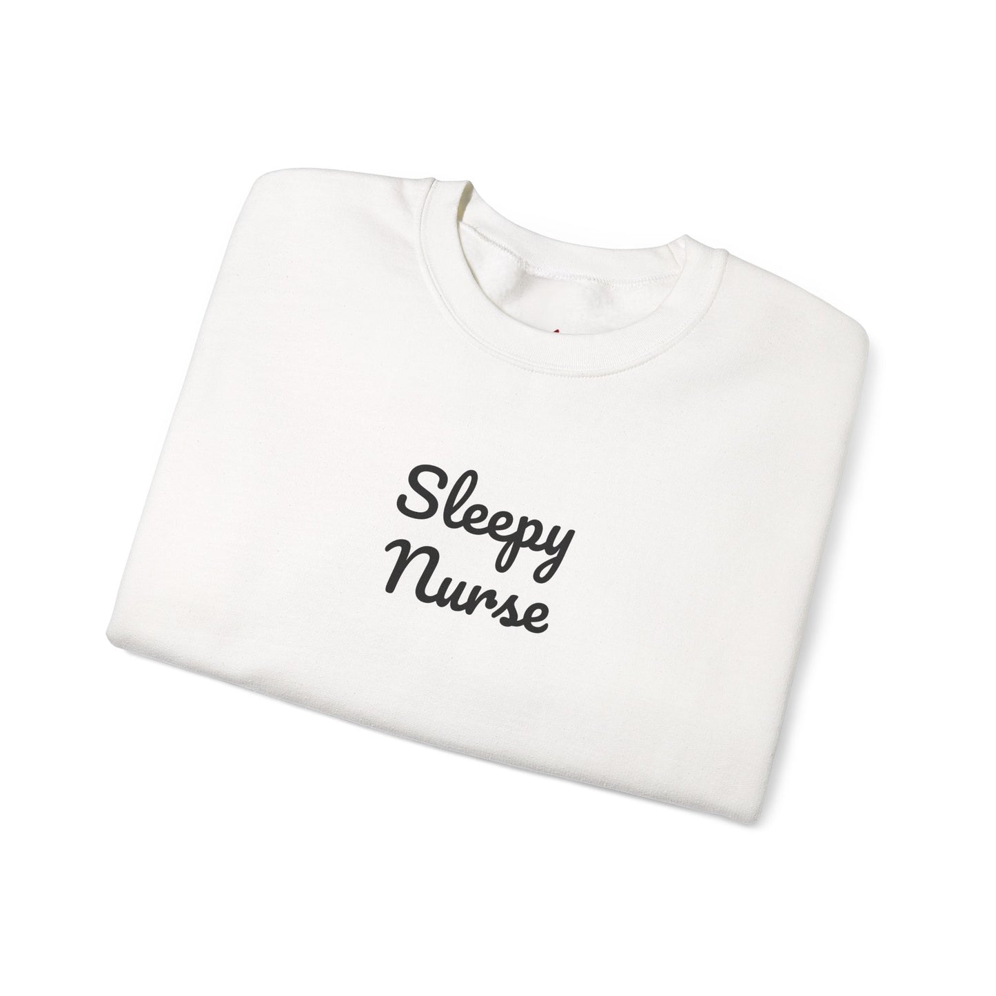 Sleepy Nurse Vibes Unisex Crewneck Sweatshirt - Cozy and Relaxed