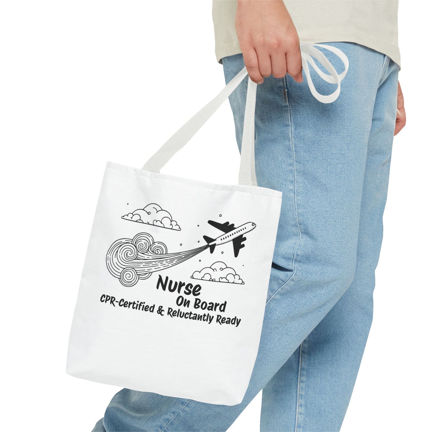 Nurse Tote Bag, Airplane Ready, Funny, Travel Tote, Nurse Tote Purse