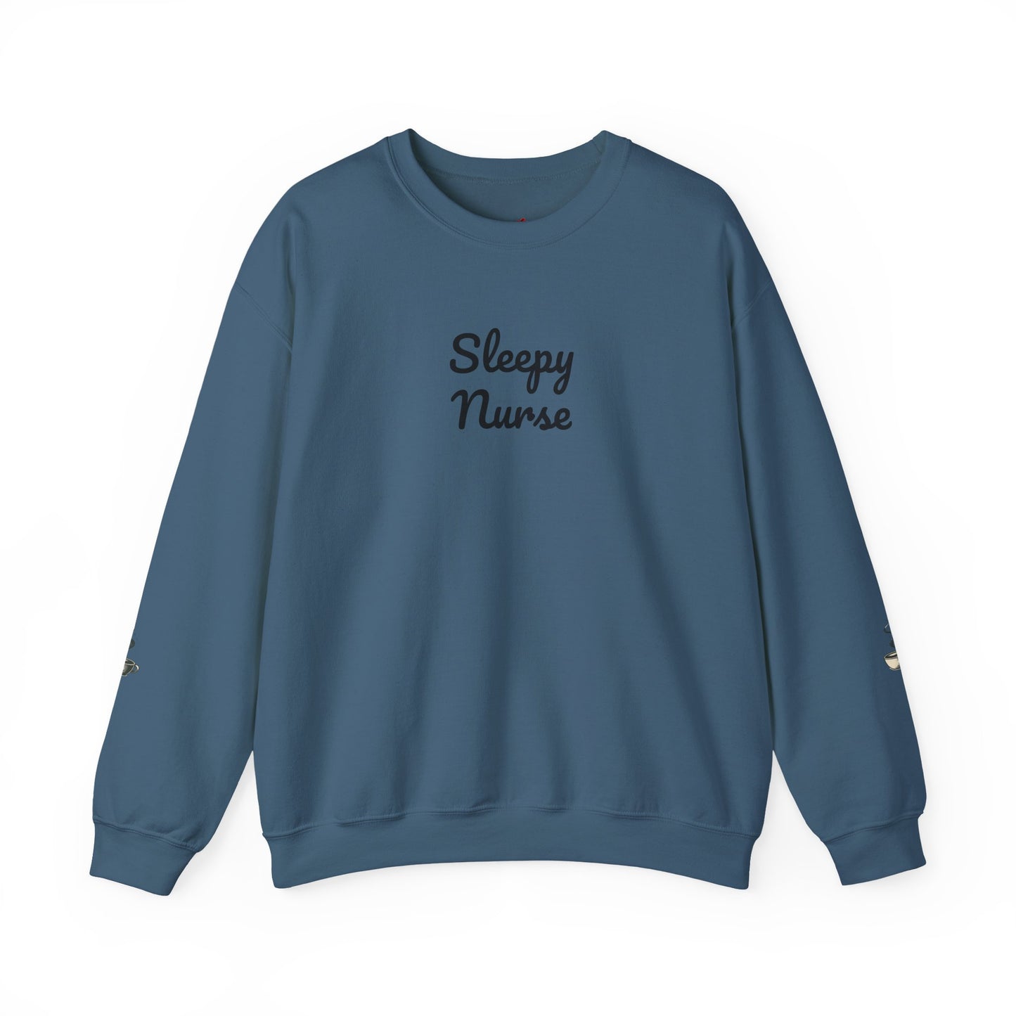 Sleepy Nurse Vibes Unisex Crewneck Sweatshirt - Cozy and Relaxed