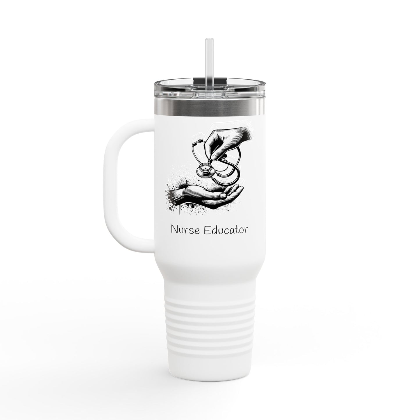 Nurse Educator Insulated Travel Mug, 40oz | Perfect Gift for Nurses, Healthcare Professionals, Teacher Appreciation, Hospital Essentials,