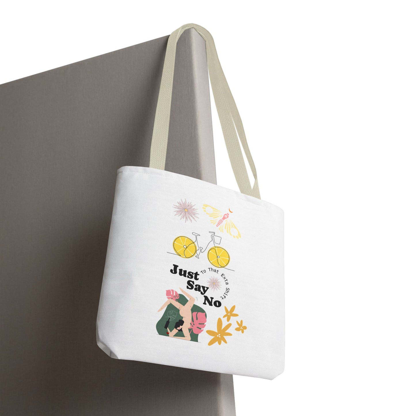 Just Say No Inspirational Tote Bag - Eco-Friendly Carryall for Everyday Use