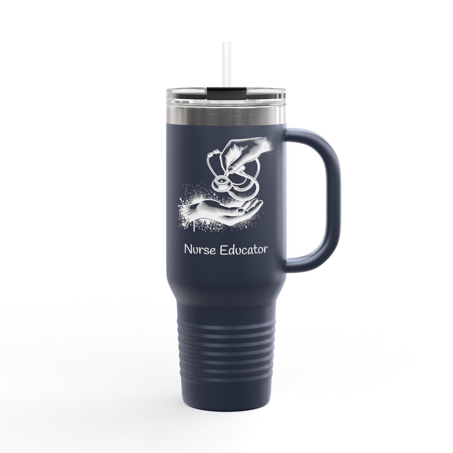 Nurse Educator Insulated Travel Mug, 40oz | Perfect Gift for Nurses, Healthcare Professionals, Teacher Appreciation, Hospital Essentials,