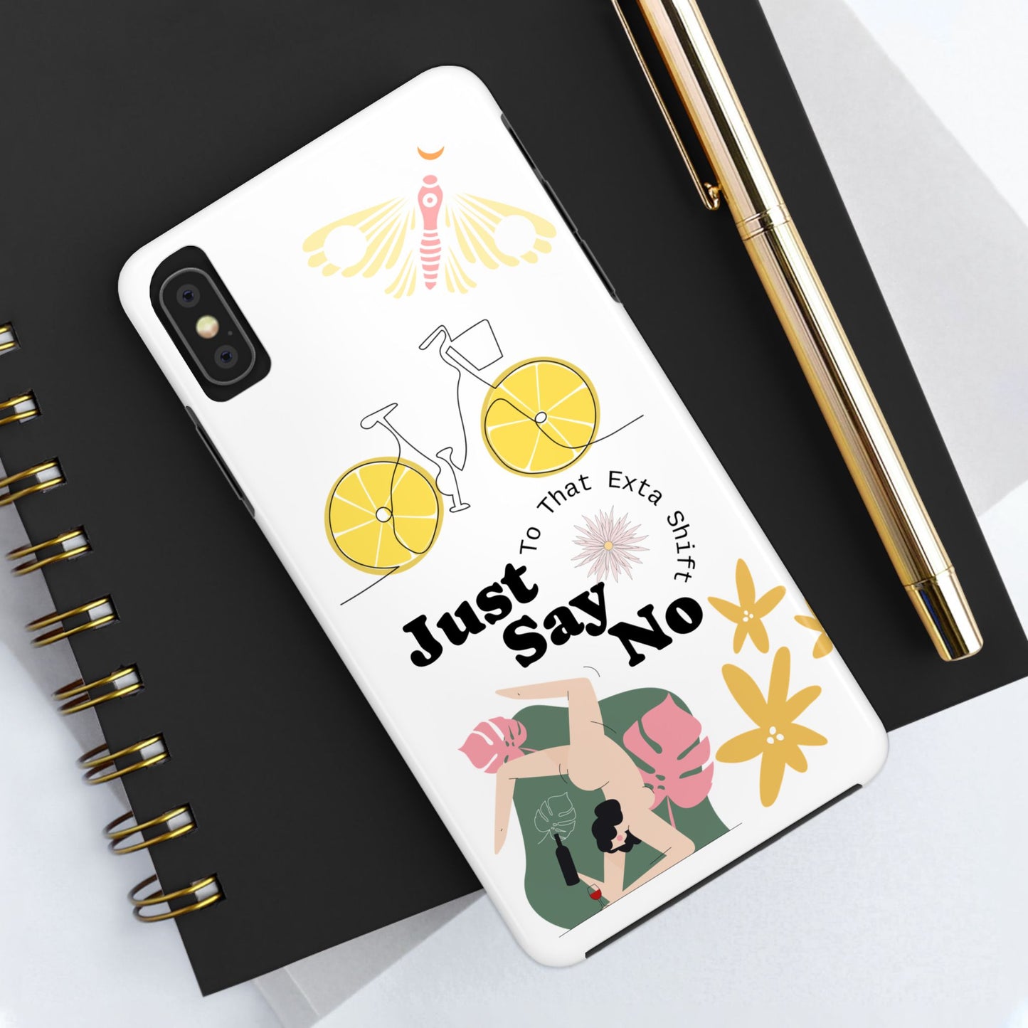 Just Say No Tough Phone Case - Stylish Protection for Empowered Individuals