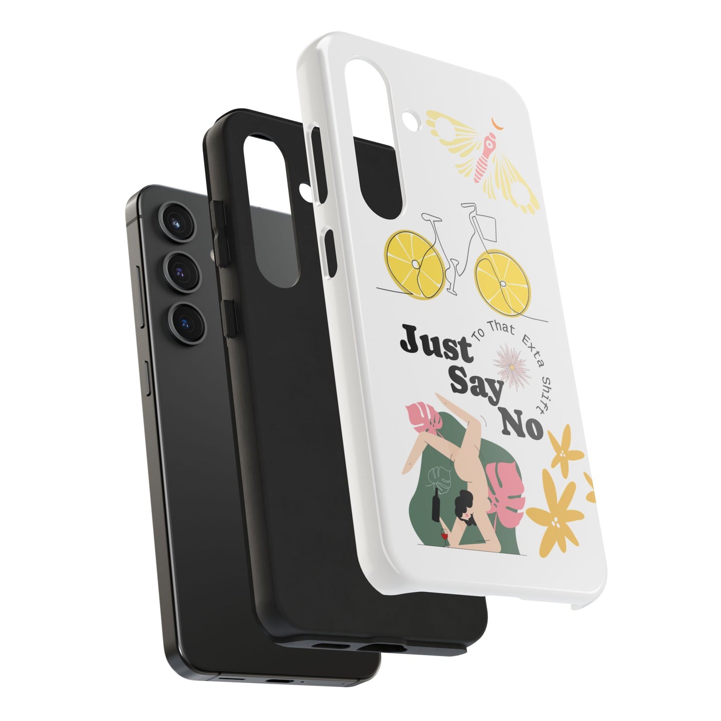 Just Say No Tough Phone Case - Stylish Protection for Empowered Individuals