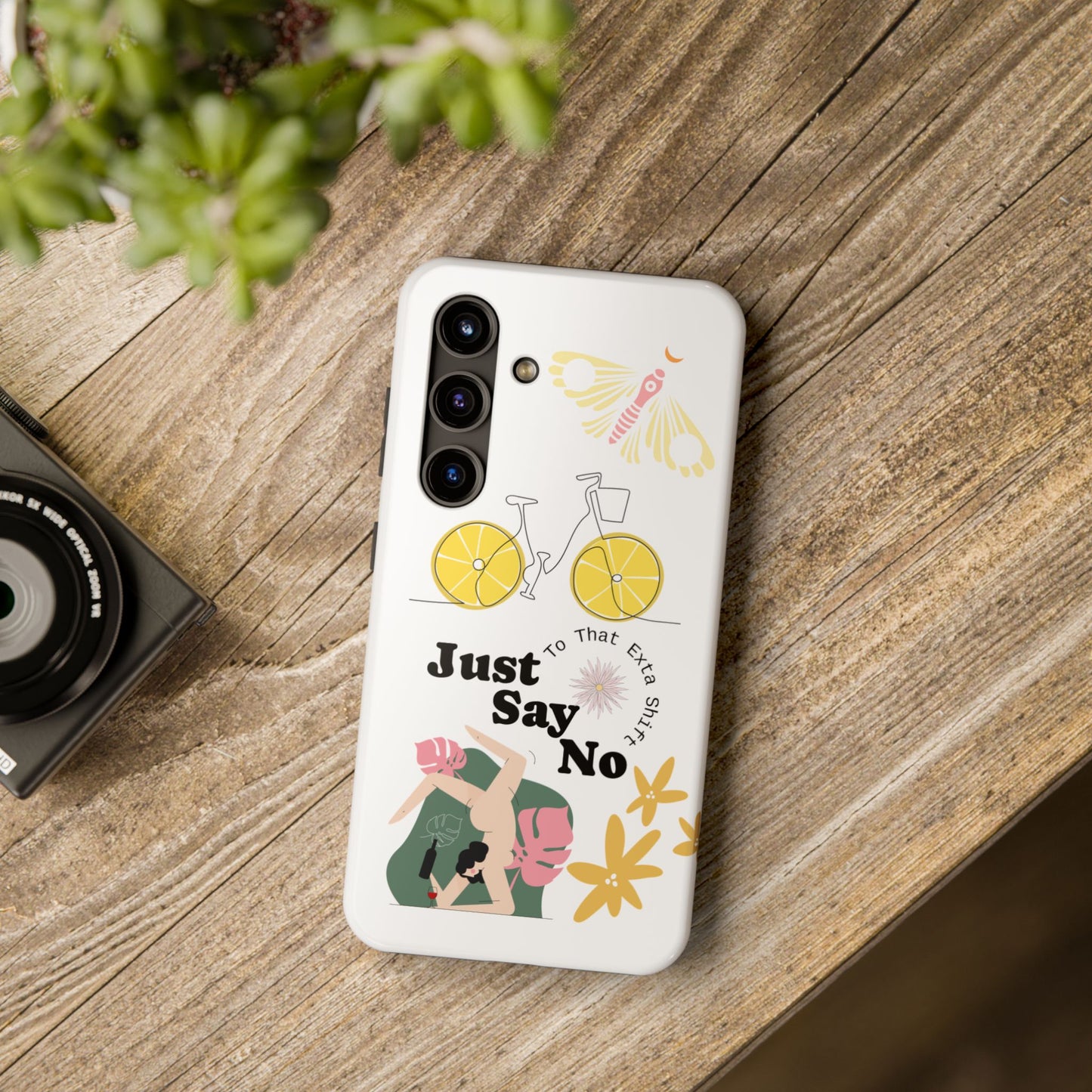 Just Say No Tough Phone Case - Stylish Protection for Empowered Individuals