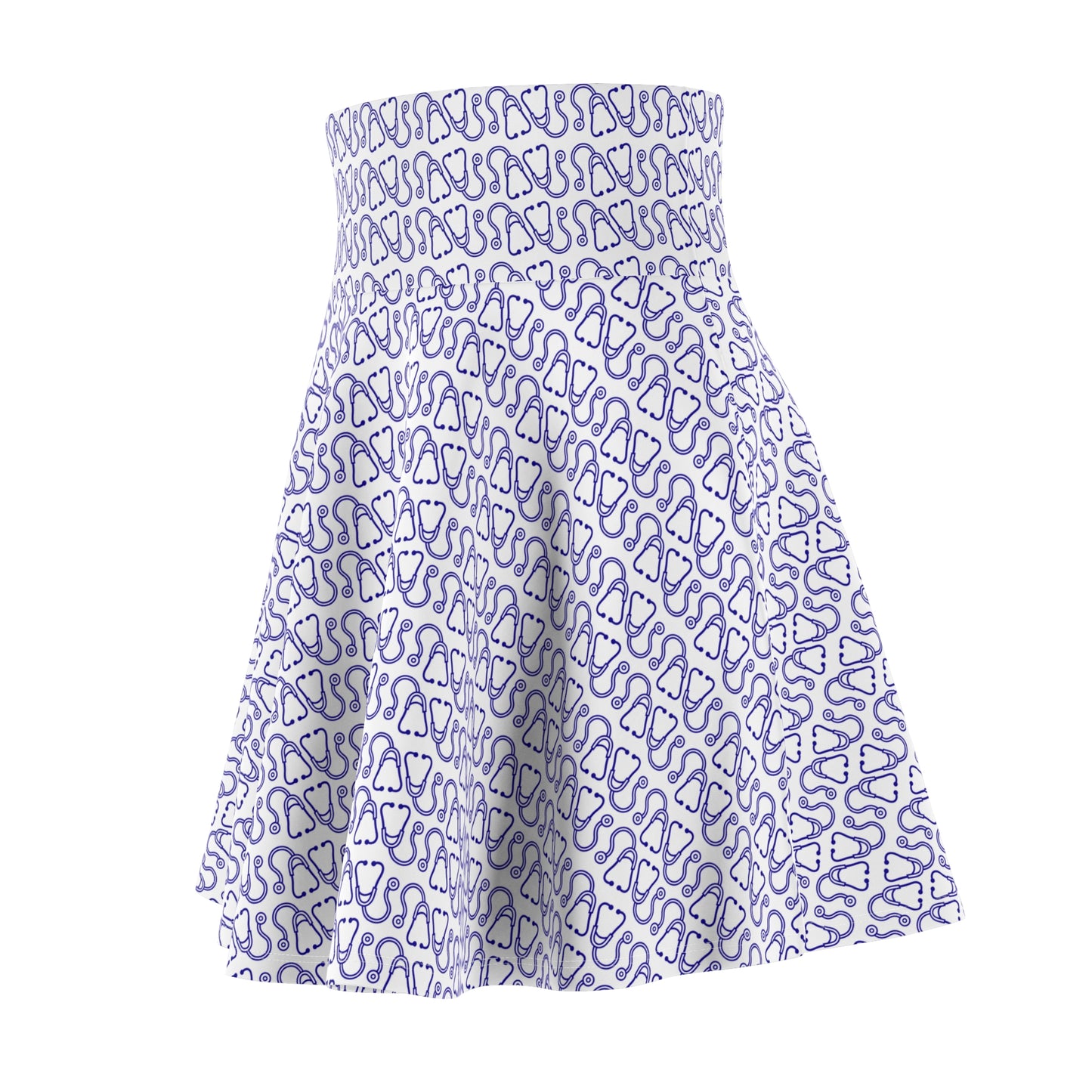 Nurse Skater Skirt, Trendy Stethoscope Women's Clothing, Medical Student Gift, Cute Hospital Apparel, Healthcare Worker Outfit, Nursing