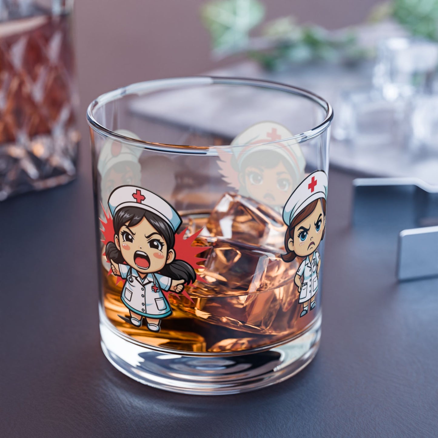 Nurse Rocks Glass, 10oz - Drinkware for Nurses, Gift for RN, LPN, Nursing Student, Graduation, Appreciation - Everything Sucks Nurse Gift,