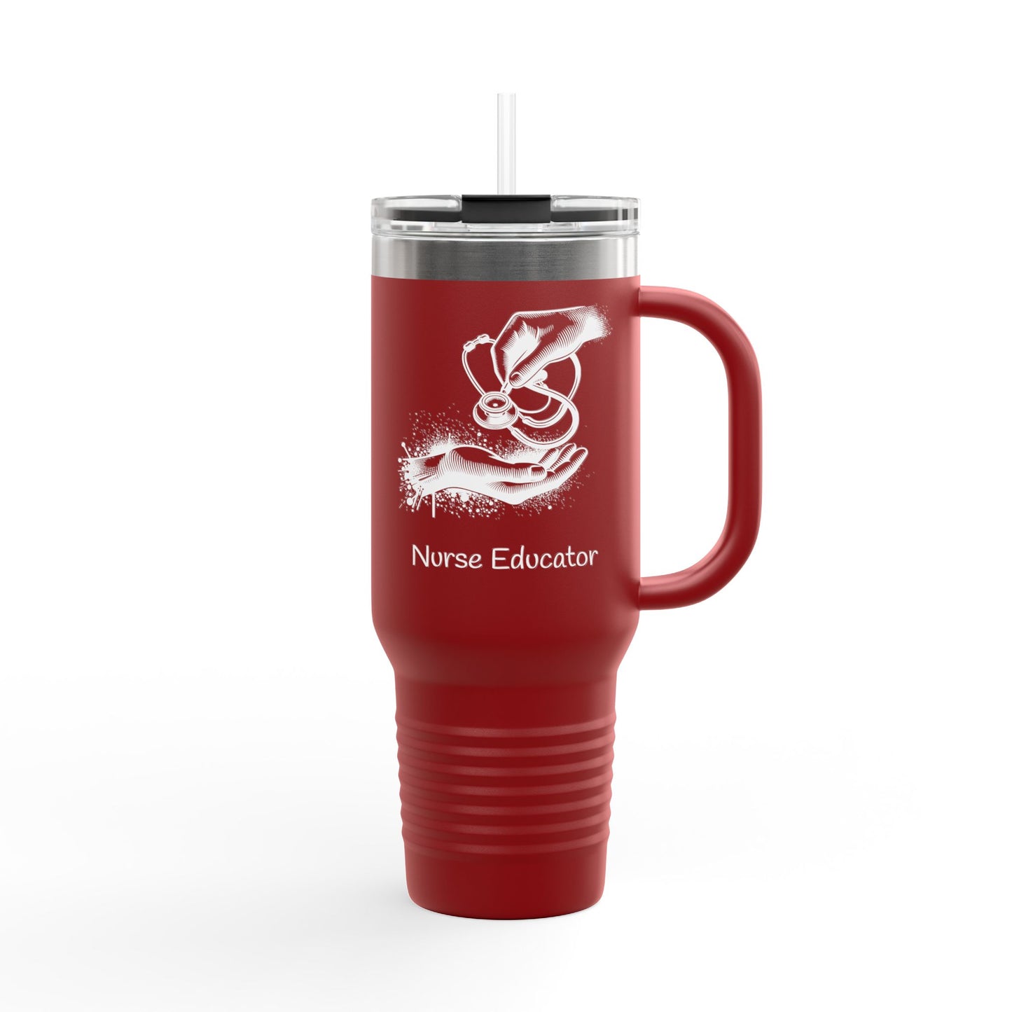 Nurse Educator Insulated Travel Mug, 40oz | Perfect Gift for Nurses, Healthcare Professionals, Teacher Appreciation, Hospital Essentials,