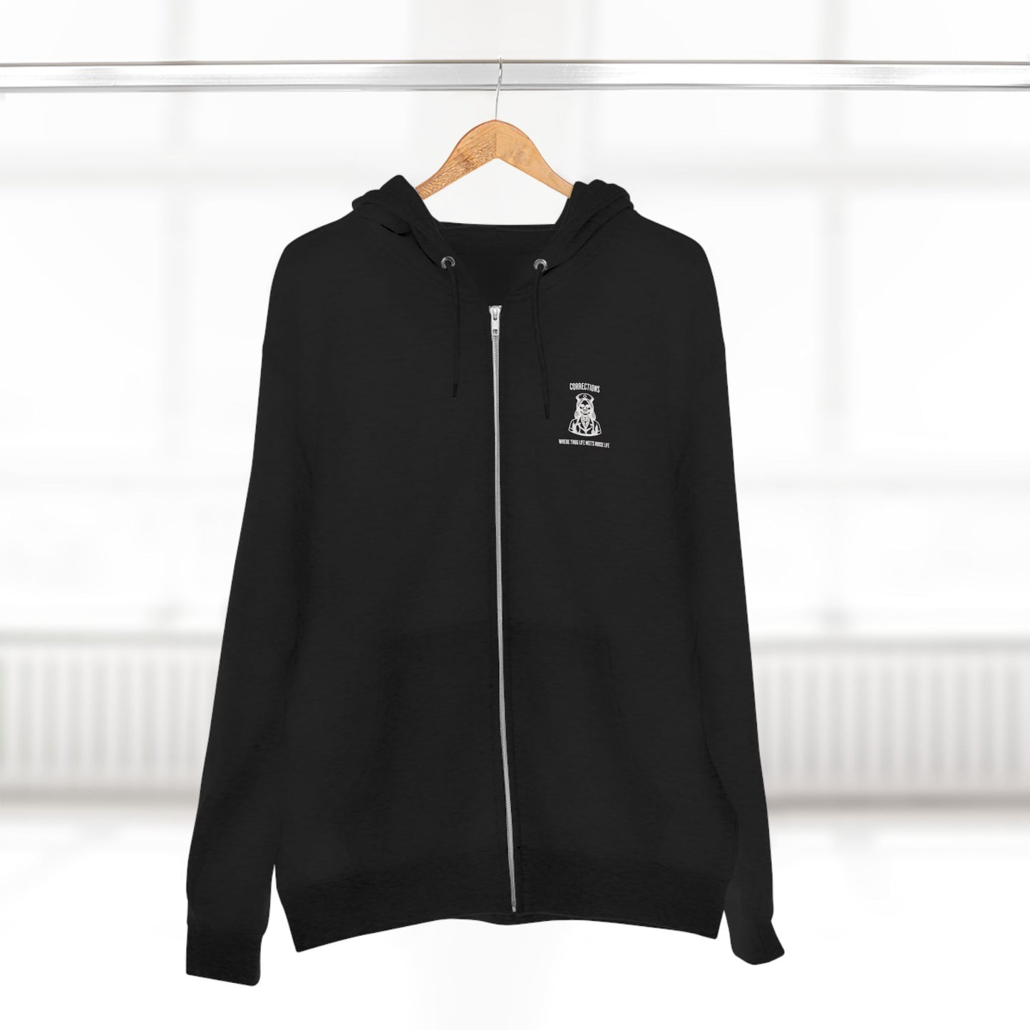 Nurse Life Zip Hoodie, Corrections Nurse Jacket, Thug Life Nurse Hoodie, Hard Core Nurse Apparel, Nurse Merchandise