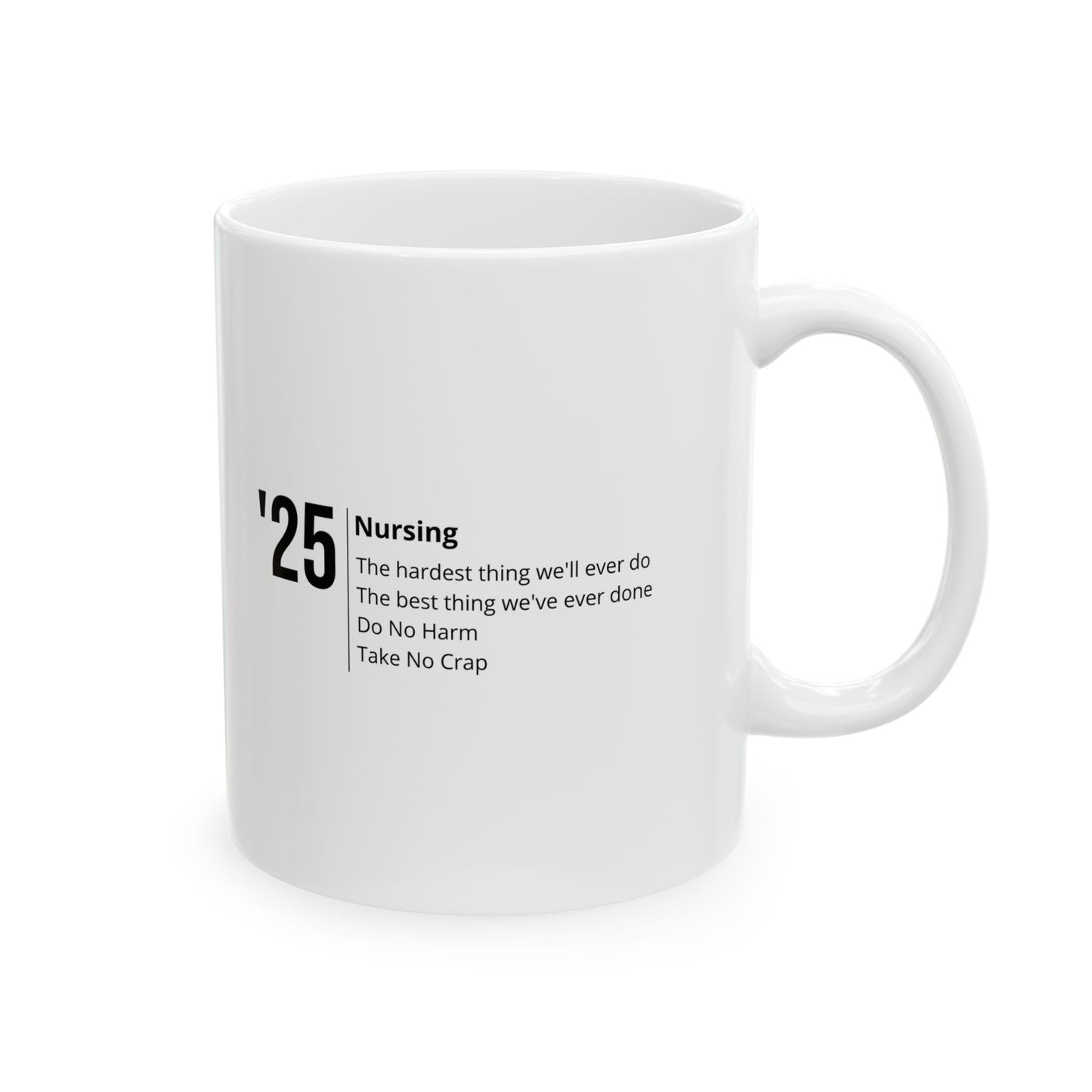 Nurse Week 2025 Unique Ceramic Mug for Coffee Lovers, Inspirational Quotes Mug, Personalized Gift, Office Mugs, Fun Housewarming Gift
