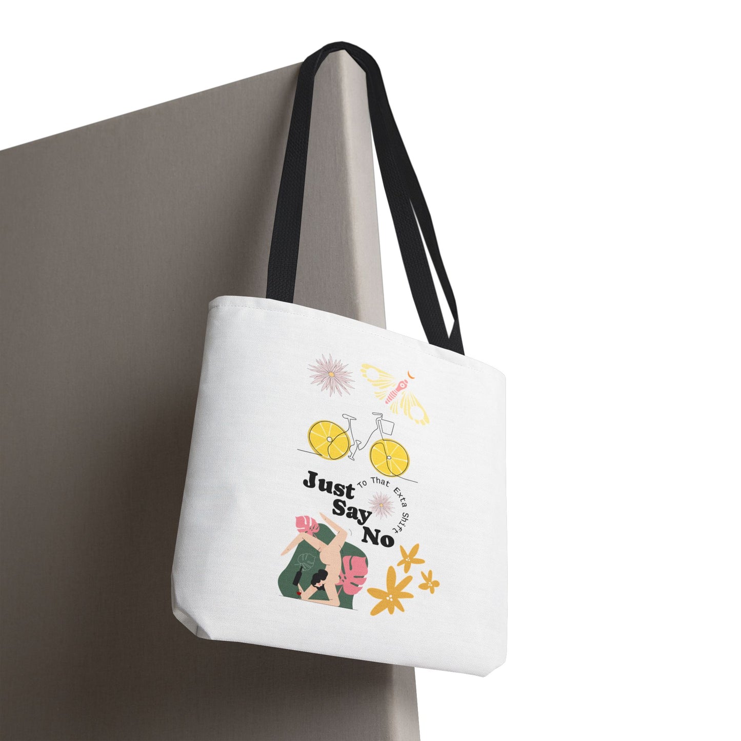 Just Say No Inspirational Tote Bag - Eco-Friendly Carryall for Everyday Use