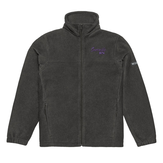 Sarcastic RN Cozy Embroidered Columbia Fleece Jacket | Perfect for Outdoor Adventures, Gift for Him/Her, Winter Wear, Hiking, Campfire Apparel