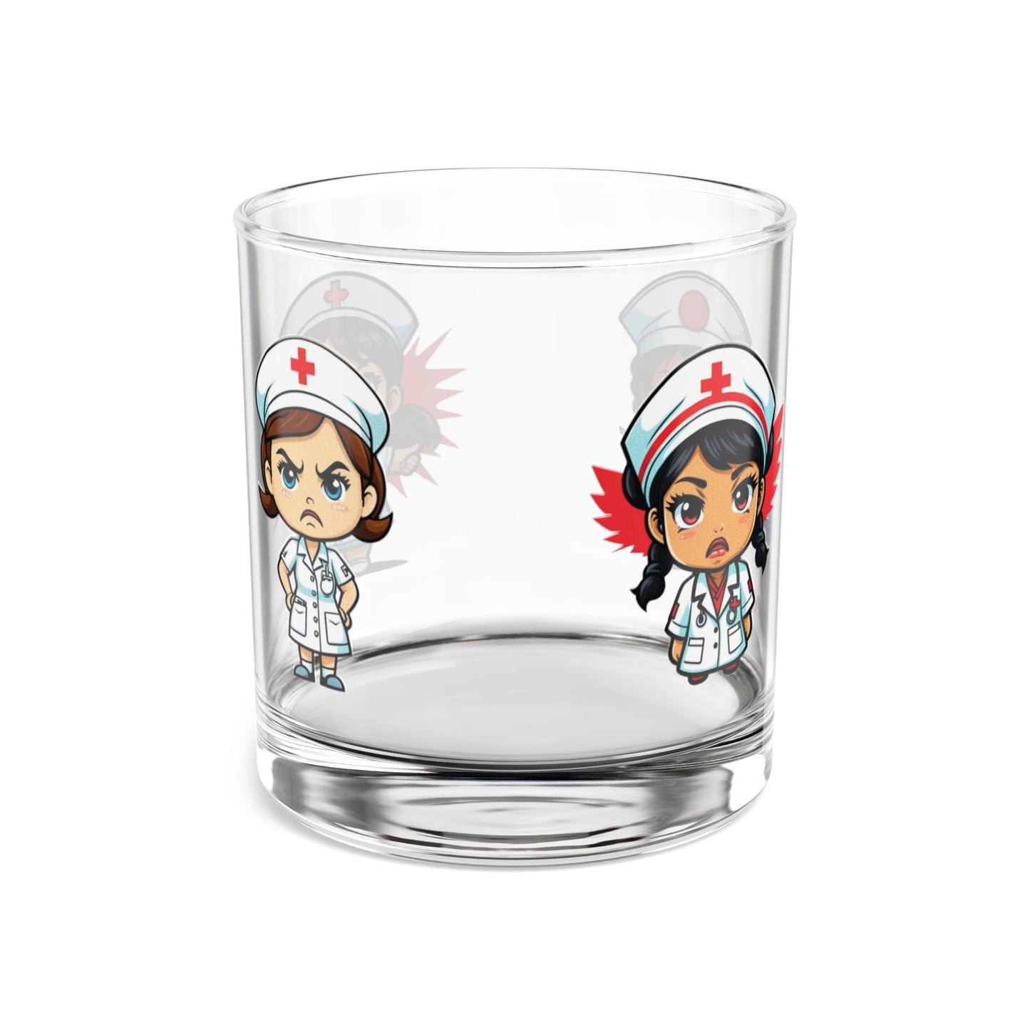 Nurse Rocks Glass, 10oz - Drinkware for Nurses, Gift for RN, LPN, Nursing Student, Graduation, Appreciation - Everything Sucks Nurse Gift,