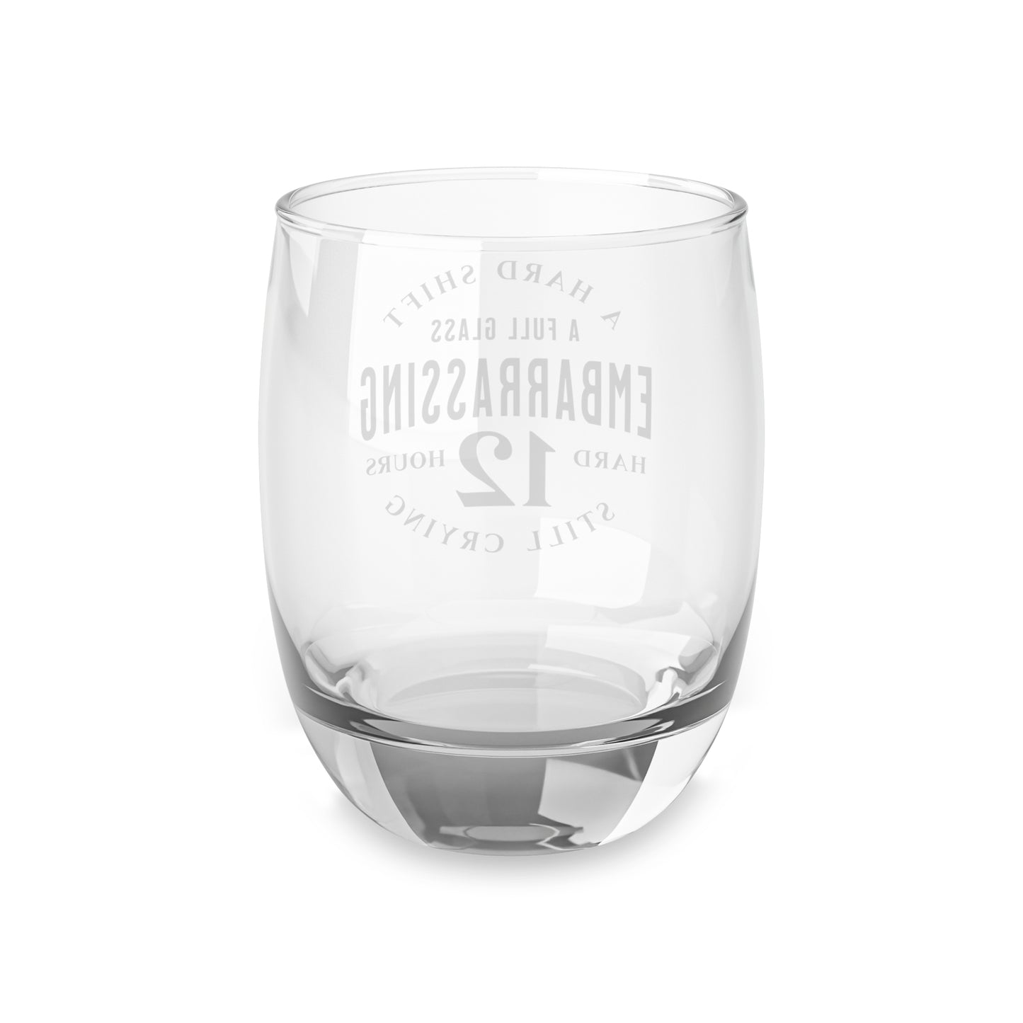 Funny Whiskey Glass - 'A Hard Shift' - Perfect Gift for Nurses, LPN's, CNA's NP's, PA's, MD's