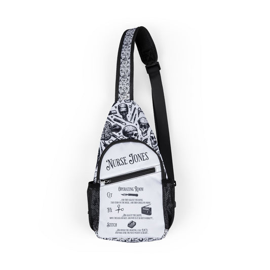 OR Nurse Chest Bag, surgical theme, customizable name